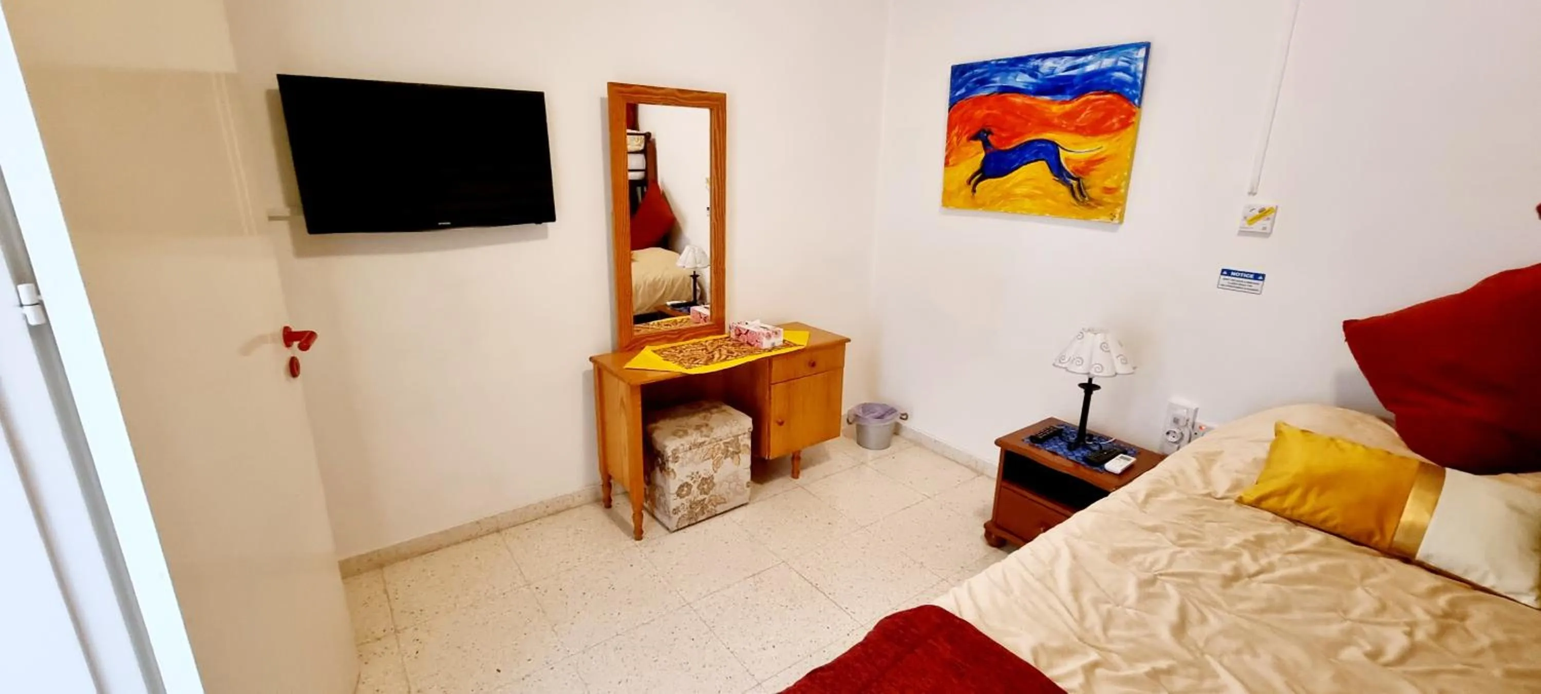 Bedroom, Bed in Astrofegia Apartments Near The Sea