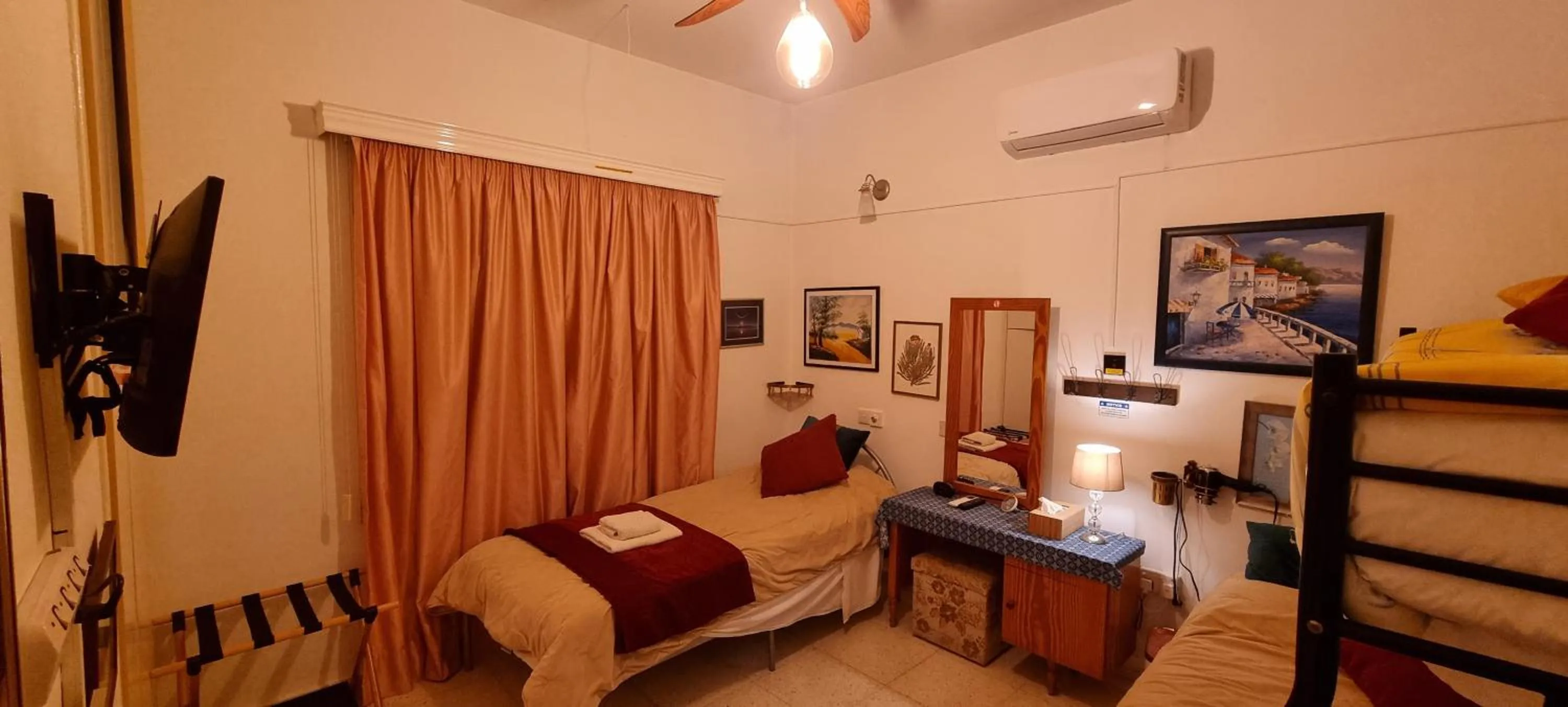 Bedroom, Bed in Astrofegia Apartments Near The Sea