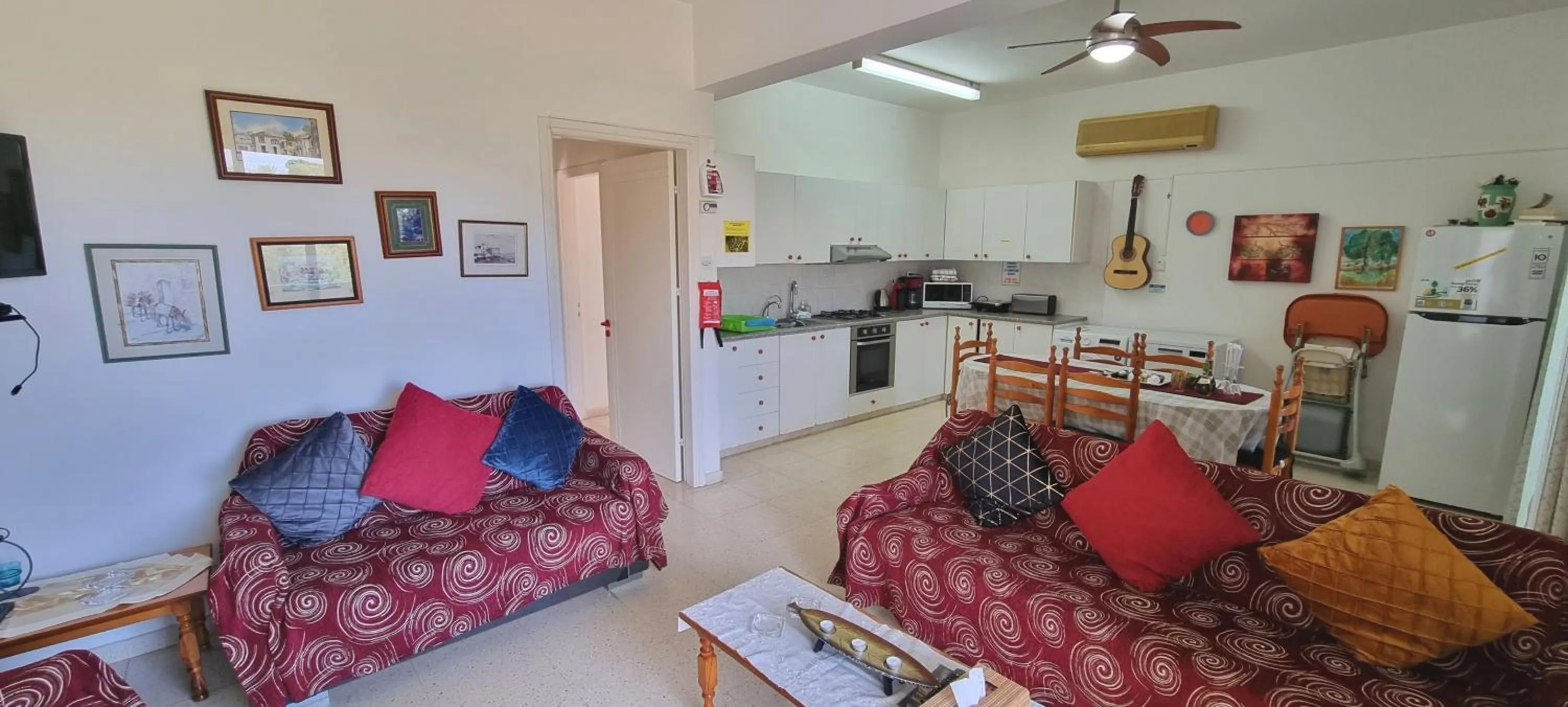 Kitchen or kitchenette in Astrofegia Apartments Near The Sea