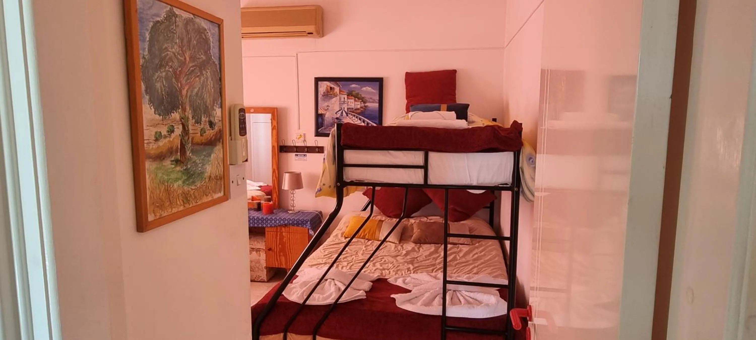 Bed in Astrofegia Apartments Near The Sea