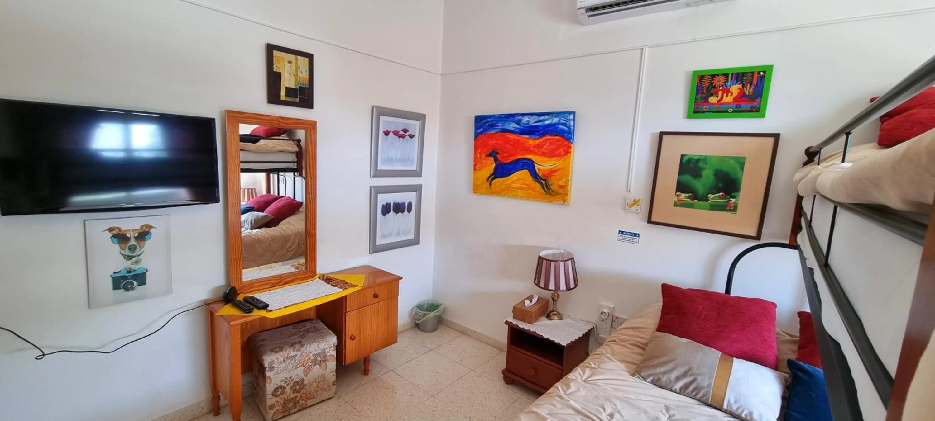 Bedroom in Astrofegia Apartments Near The Sea