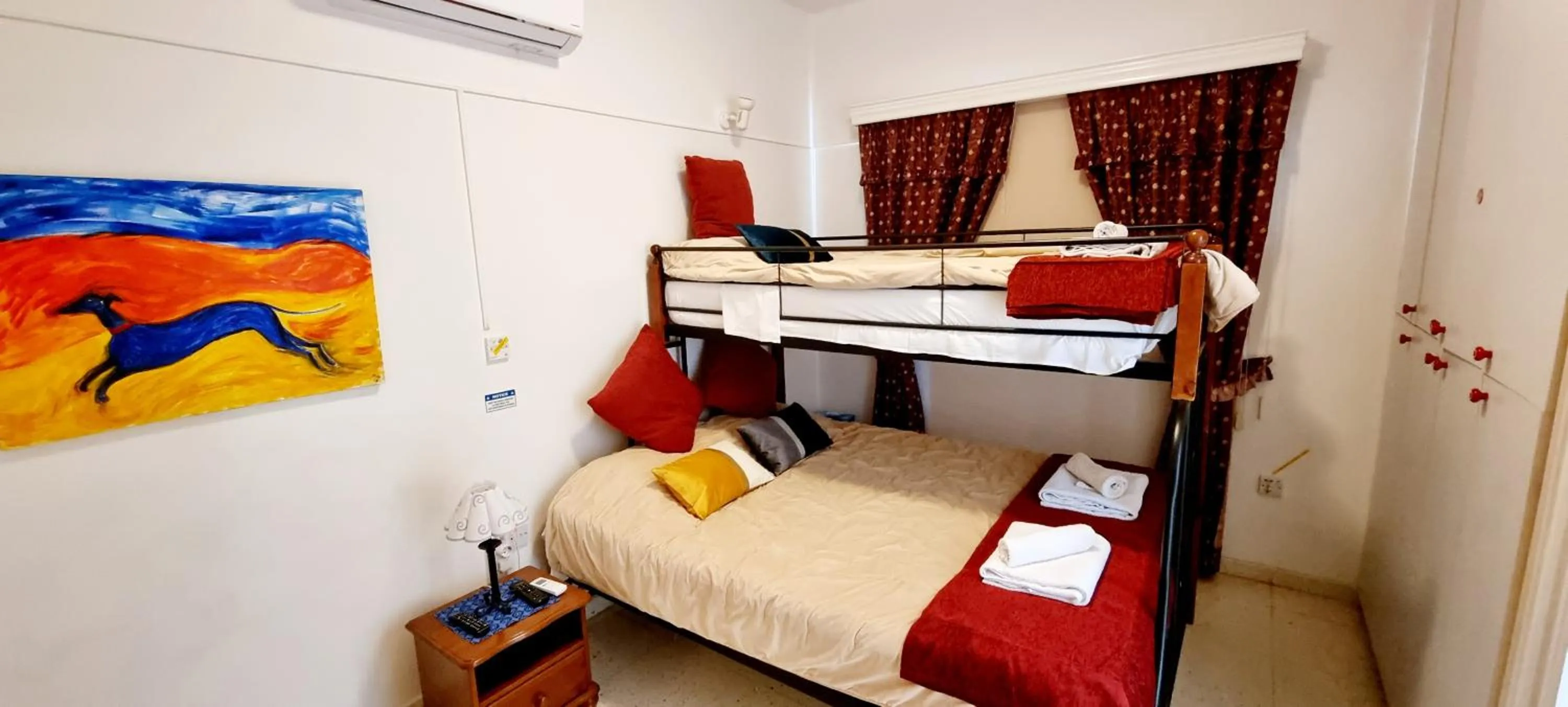 Bedroom, Bed in Astrofegia Apartments Near The Sea