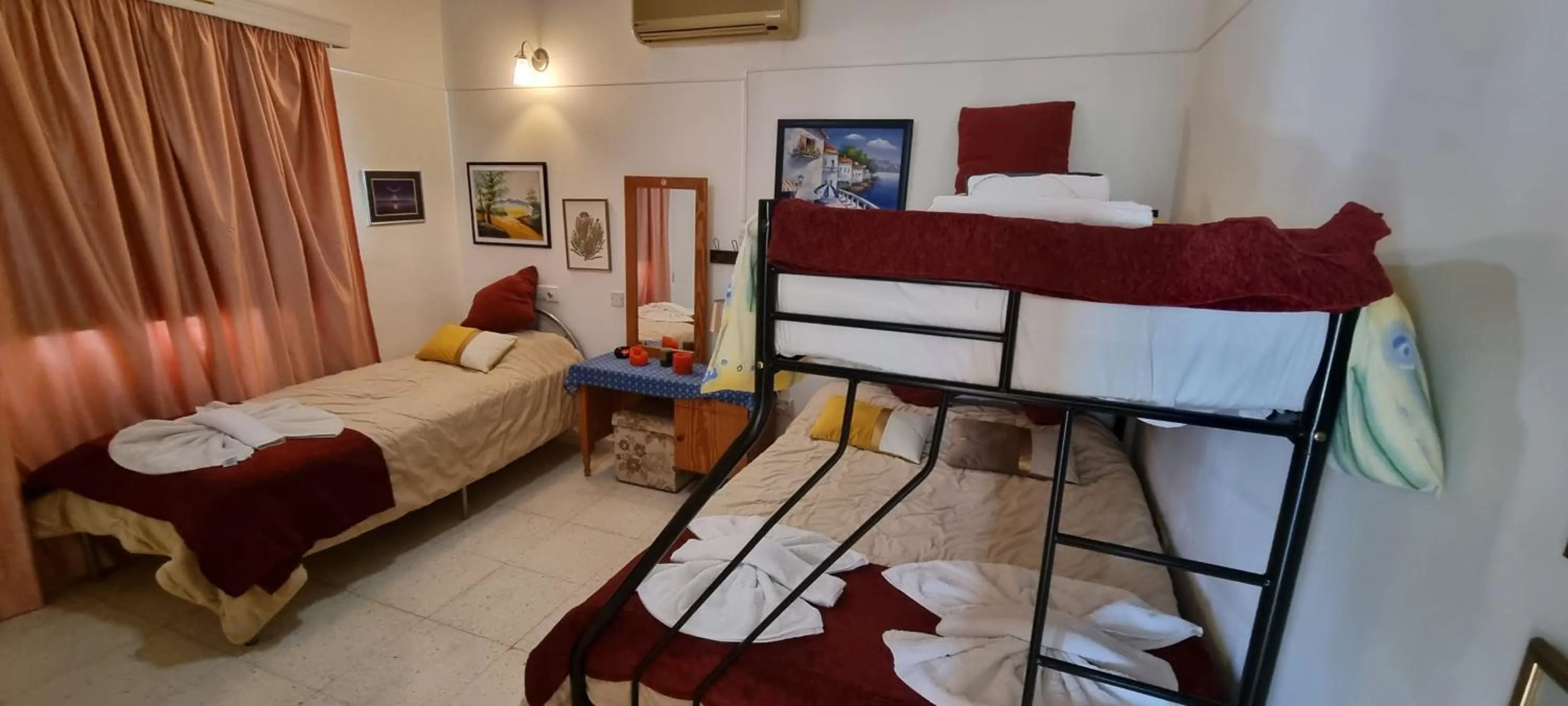 TV and multimedia, Bed in Astrofegia Apartments Near The Sea