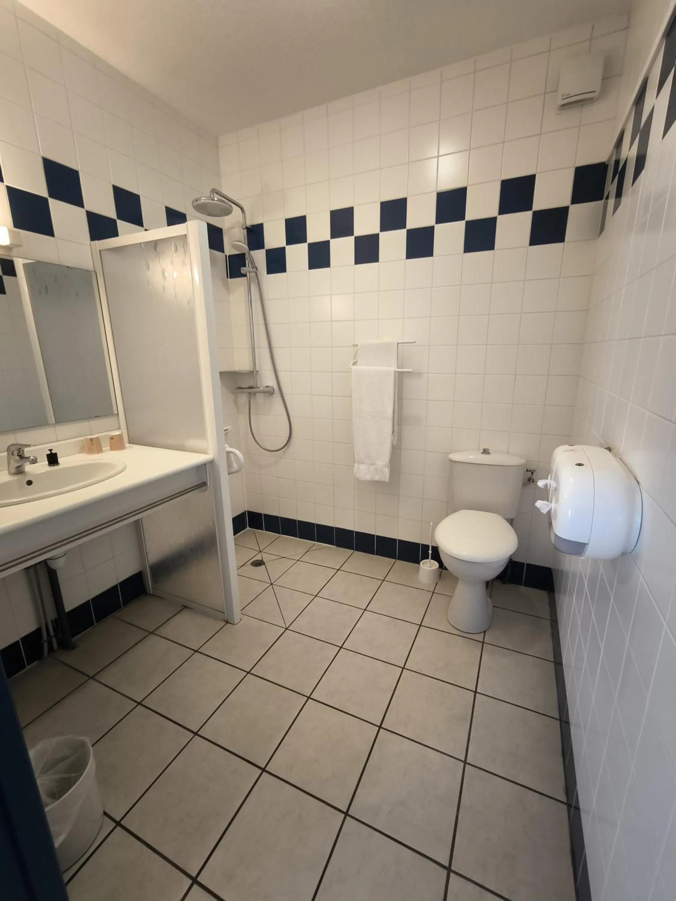 Shower in Hôtel Le Laury's