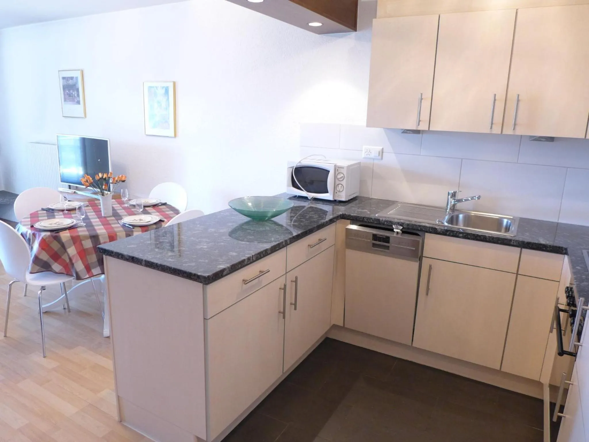 Kitchen or kitchenette in Apartment Victoria B 7 by Interhome