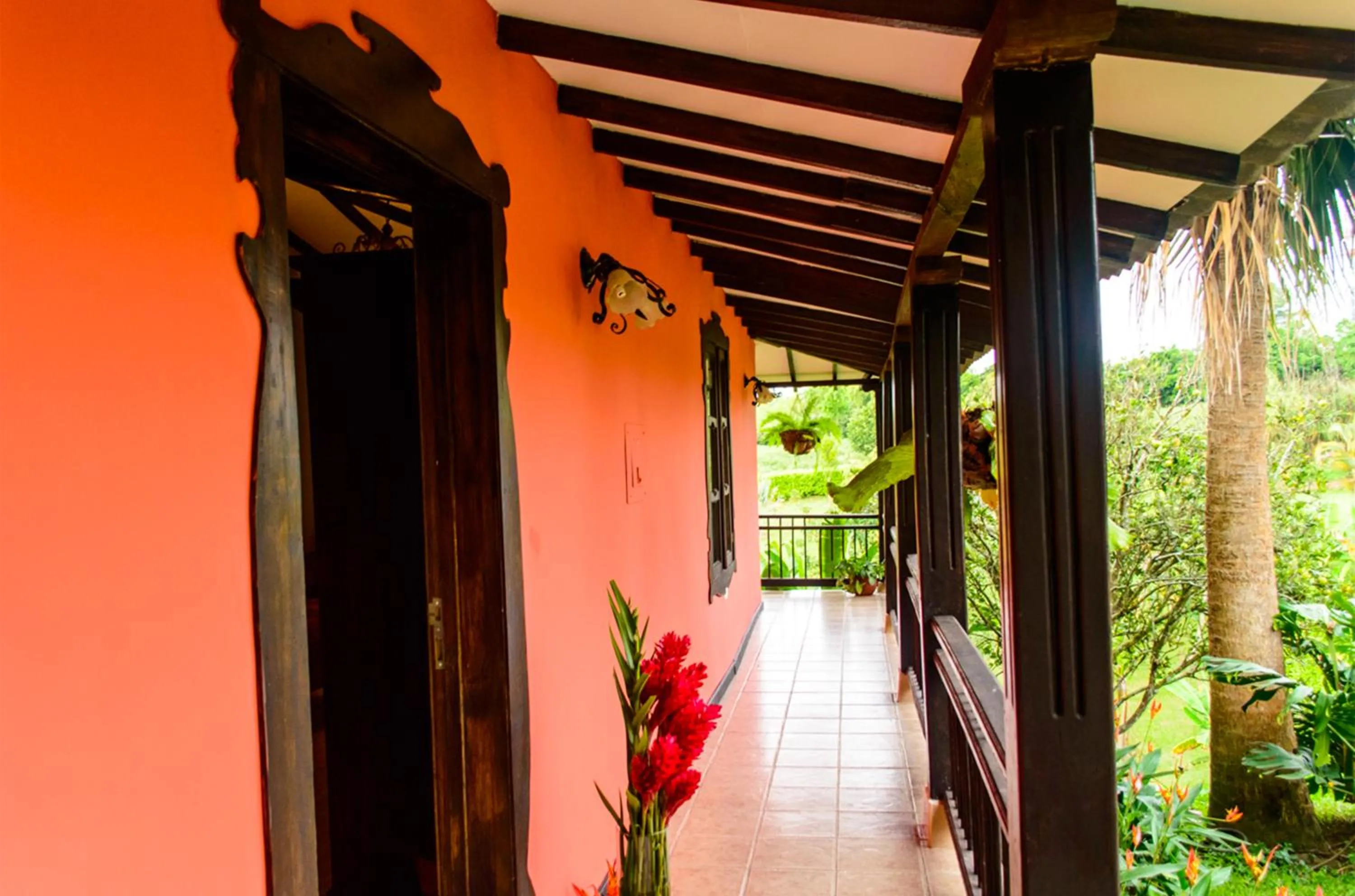 Balcony/Terrace in Hotel Campestre la Navarra