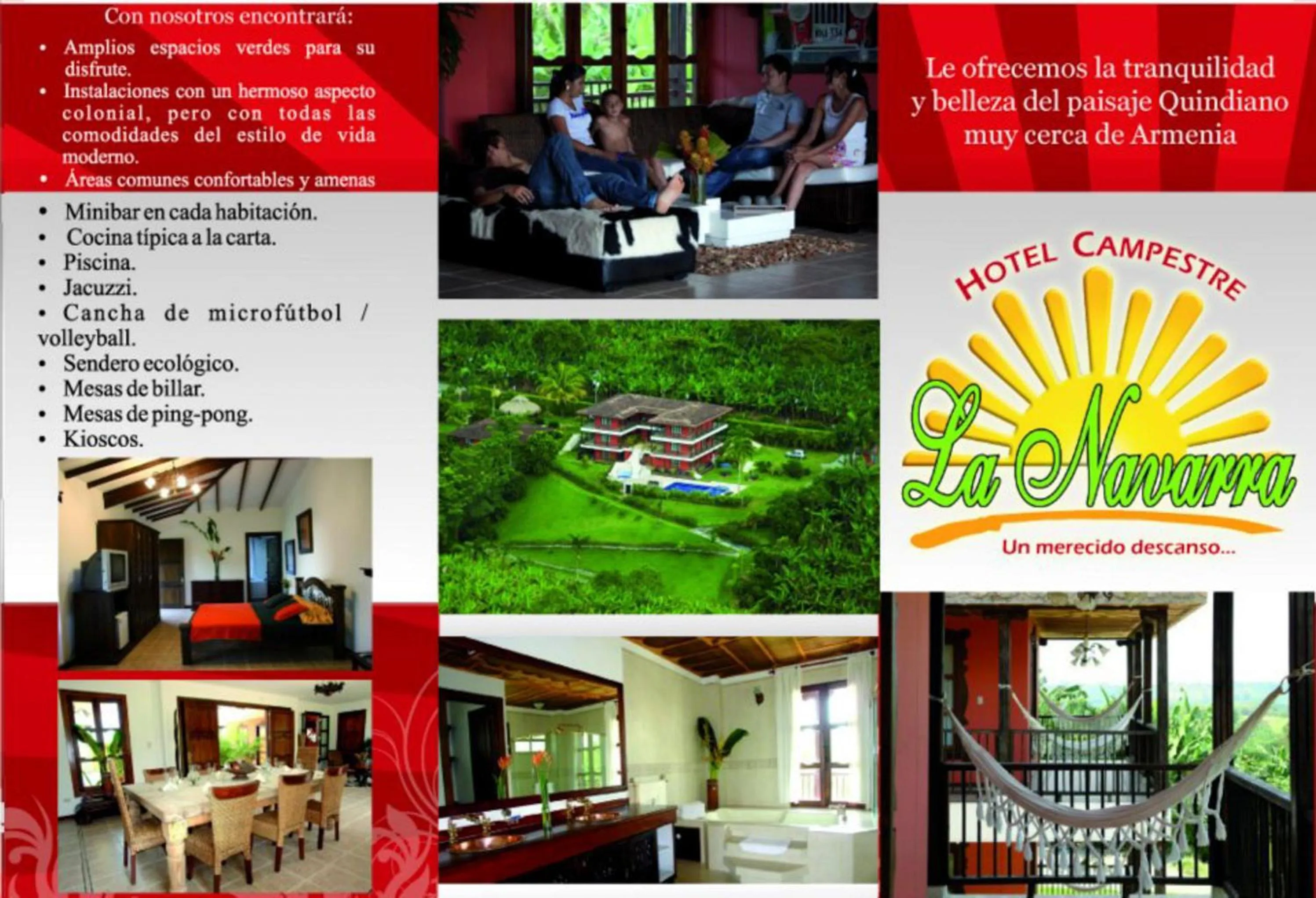 Property logo or sign in Hotel Campestre la Navarra