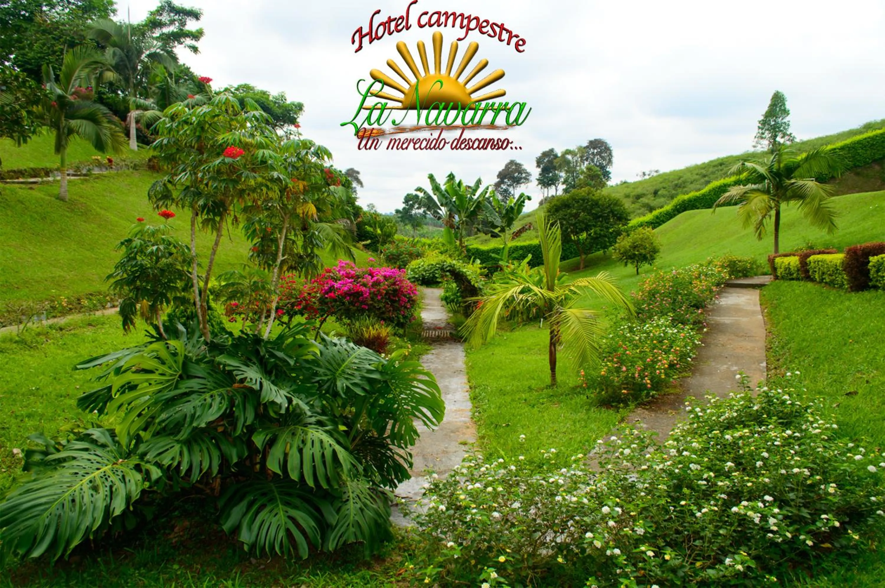 Garden in Hotel Campestre la Navarra