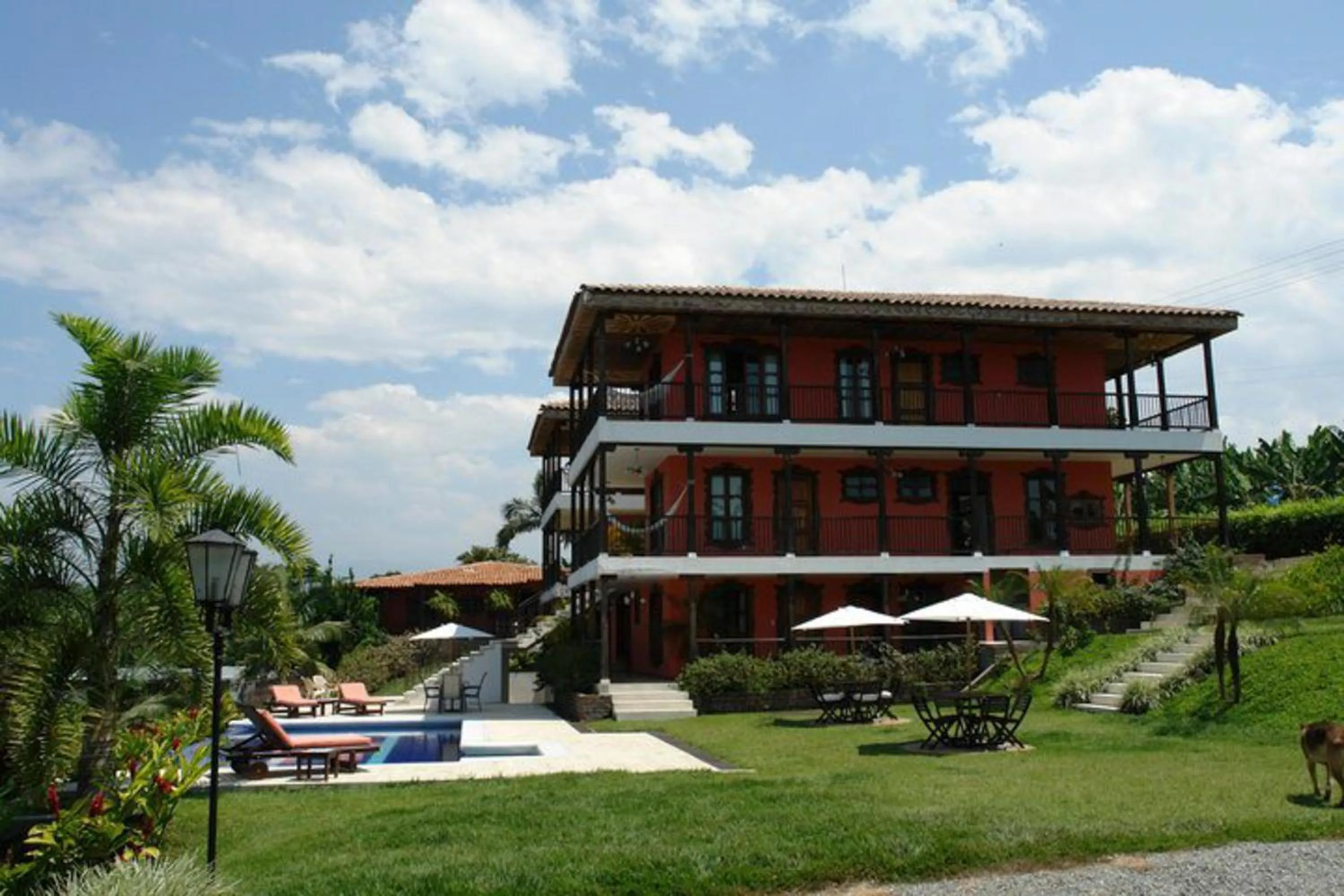 Patio in Hotel Campestre la Navarra