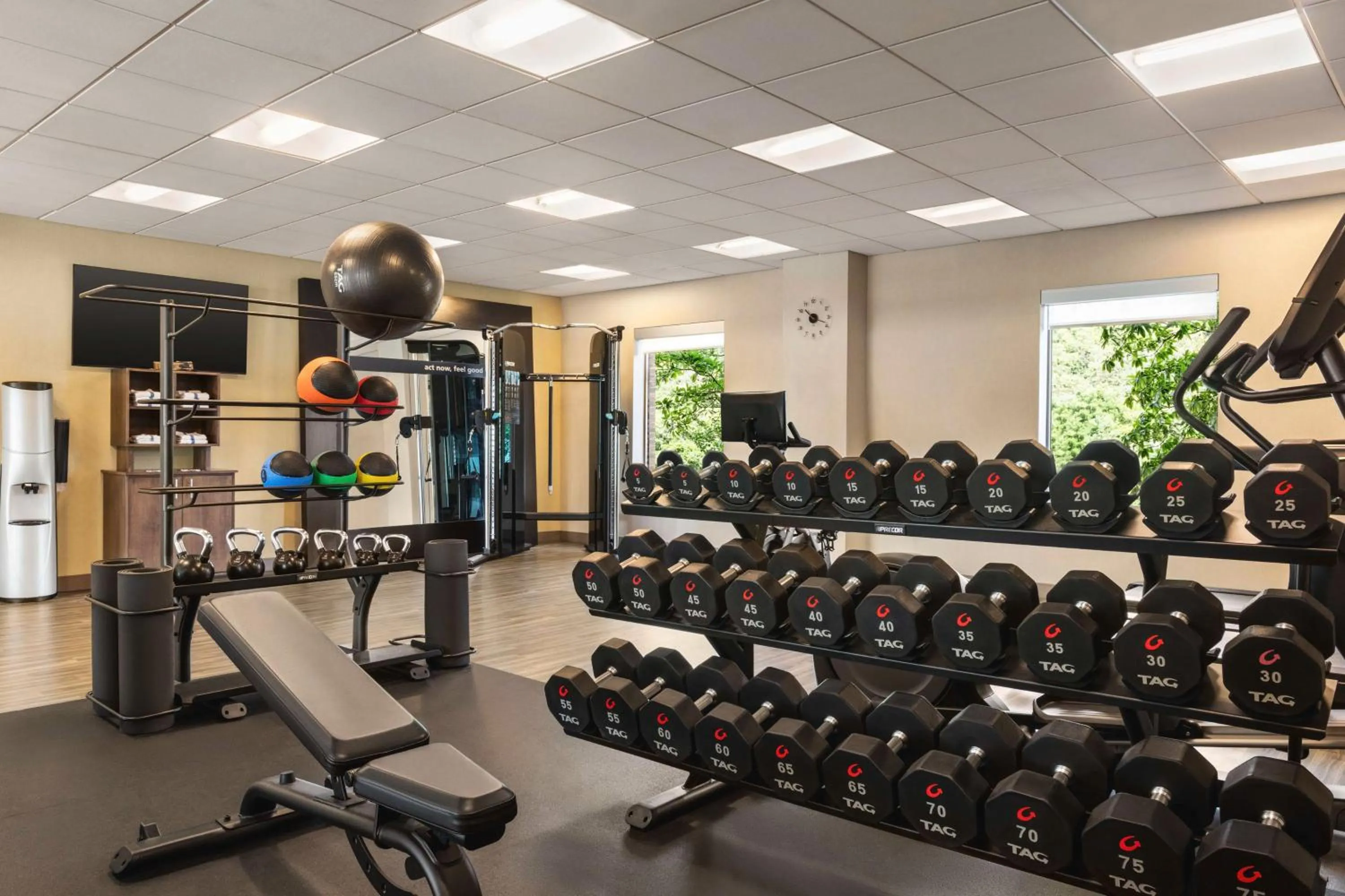 Fitness centre/facilities in Hampton Inn & Suites Pittsburgh Waterfront West Homestead