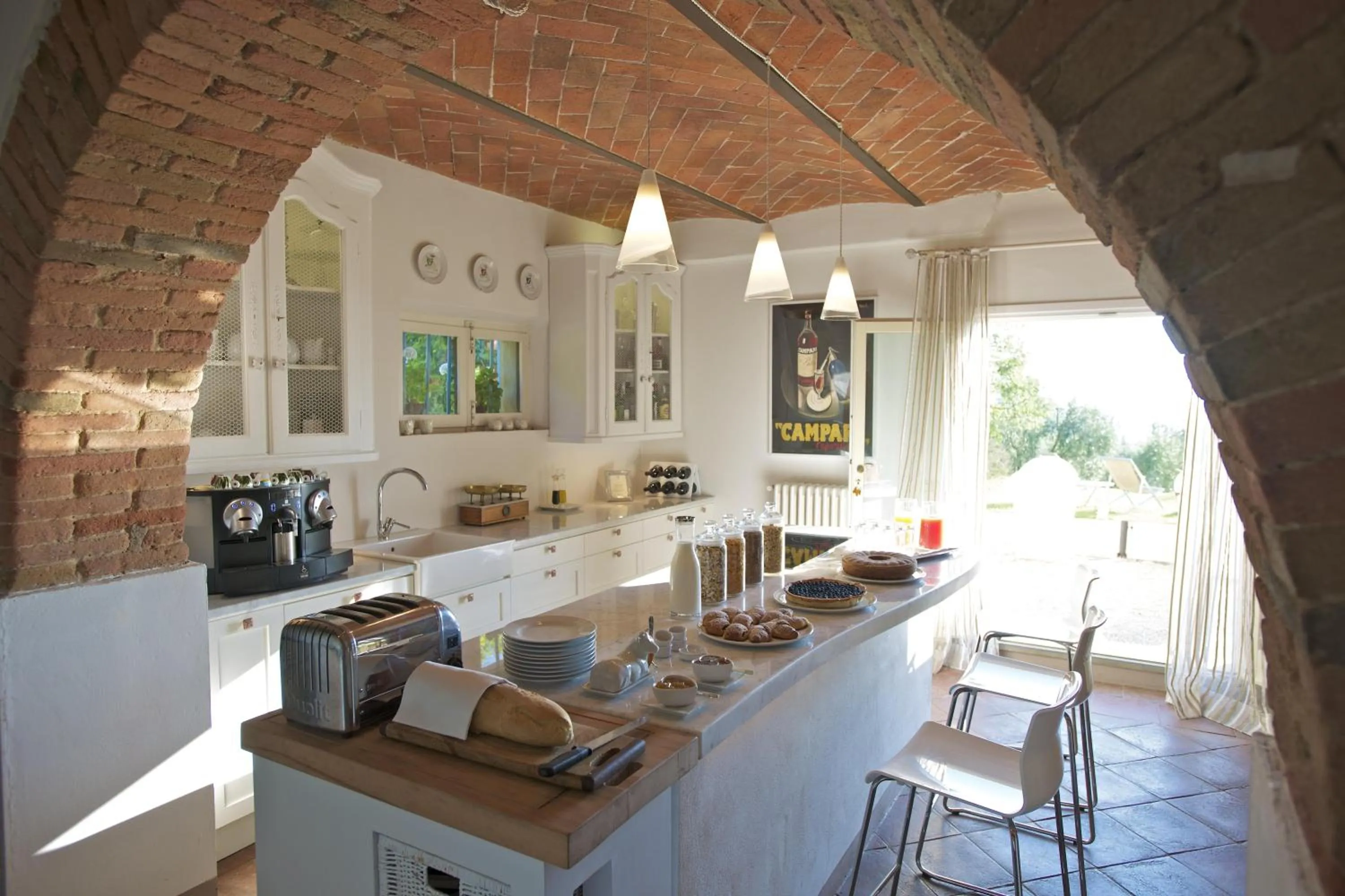 Kitchen or kitchenette in Fontelunga Hotel & Villas