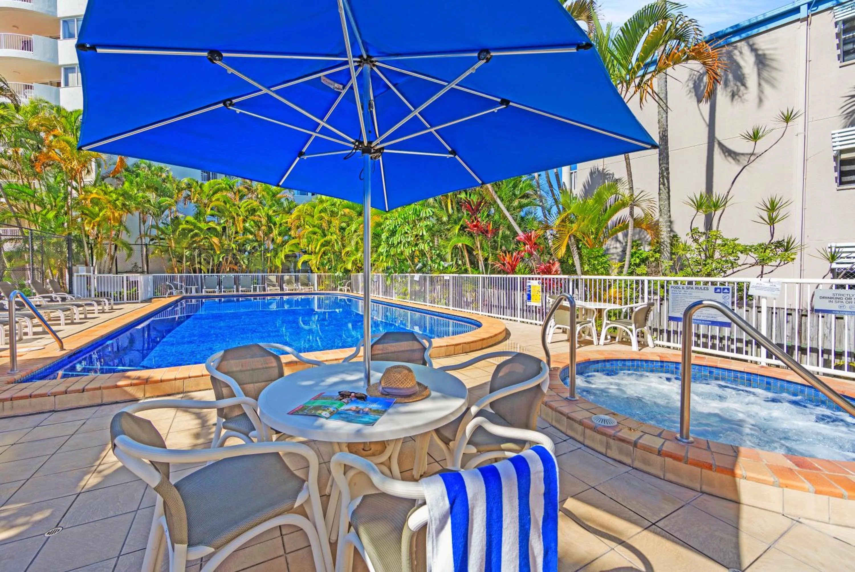 Patio in Surf Parade Resort