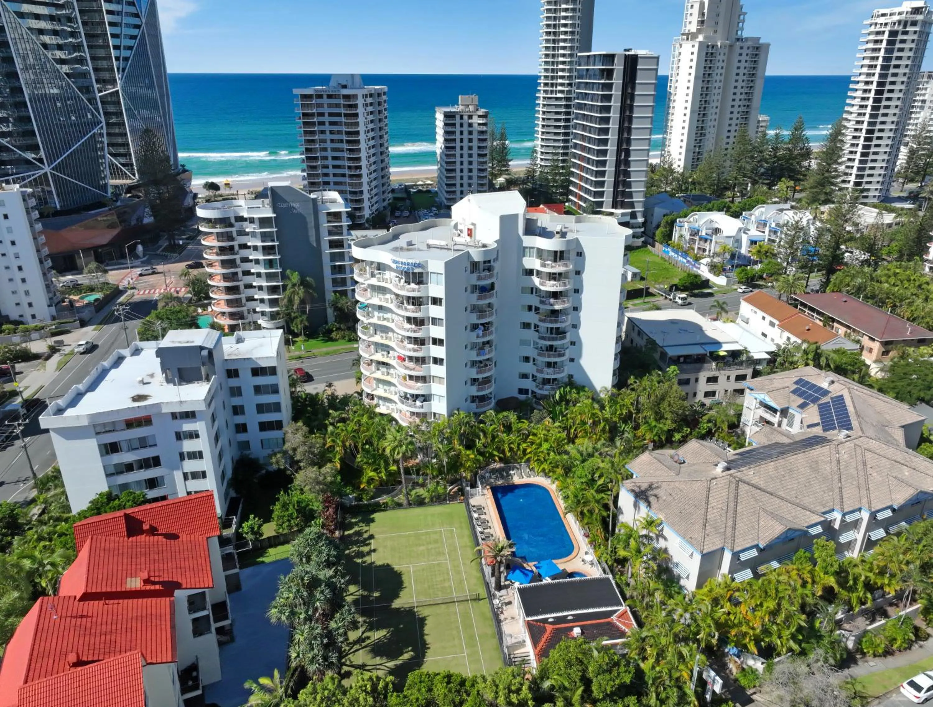 Property building in Surf Parade Resort