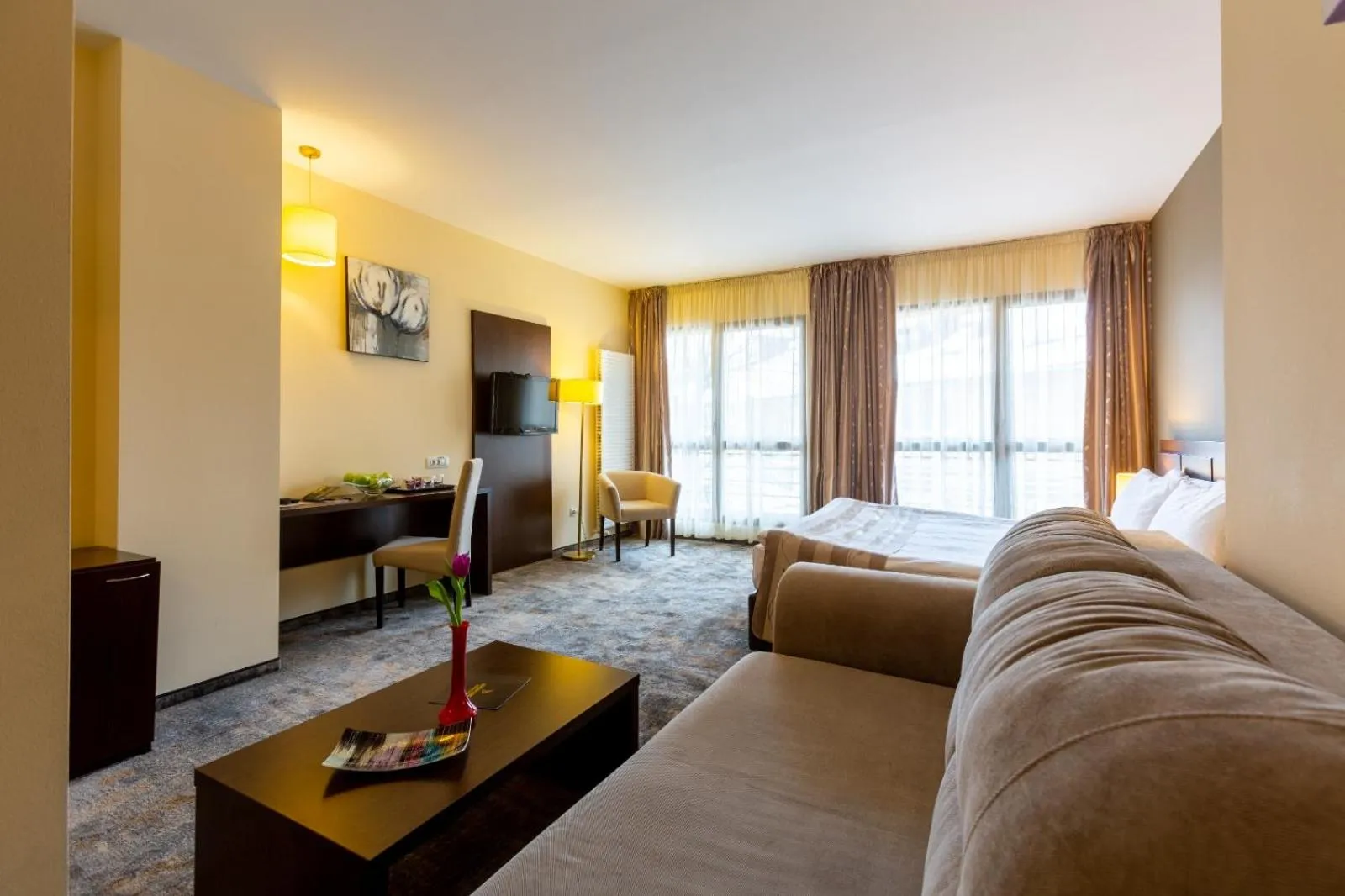 Photo of the whole room in Golden Time Hotel