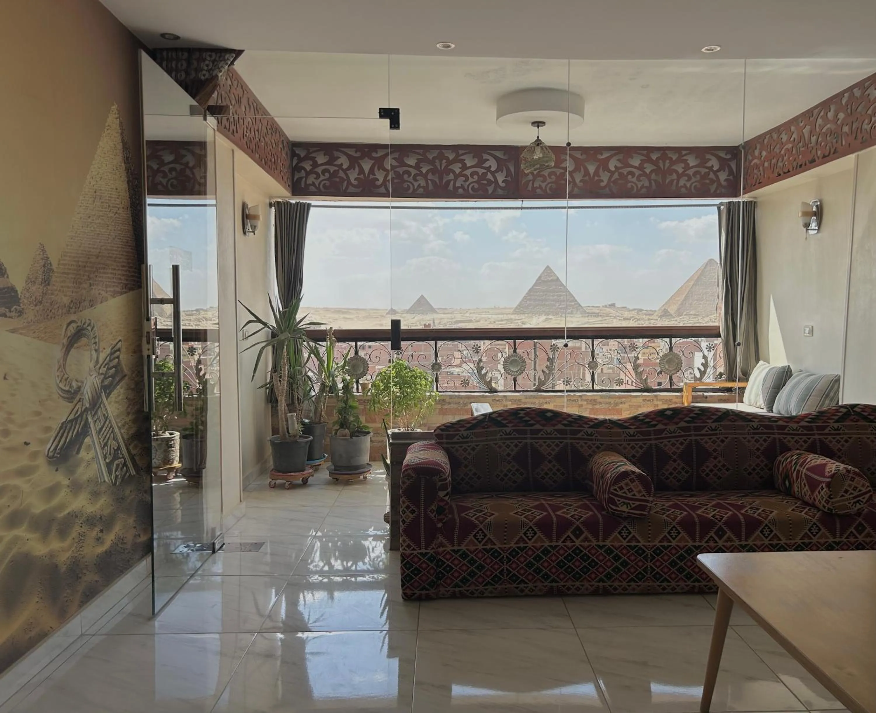 Balcony/Terrace in Giza Pyramids View Guest House