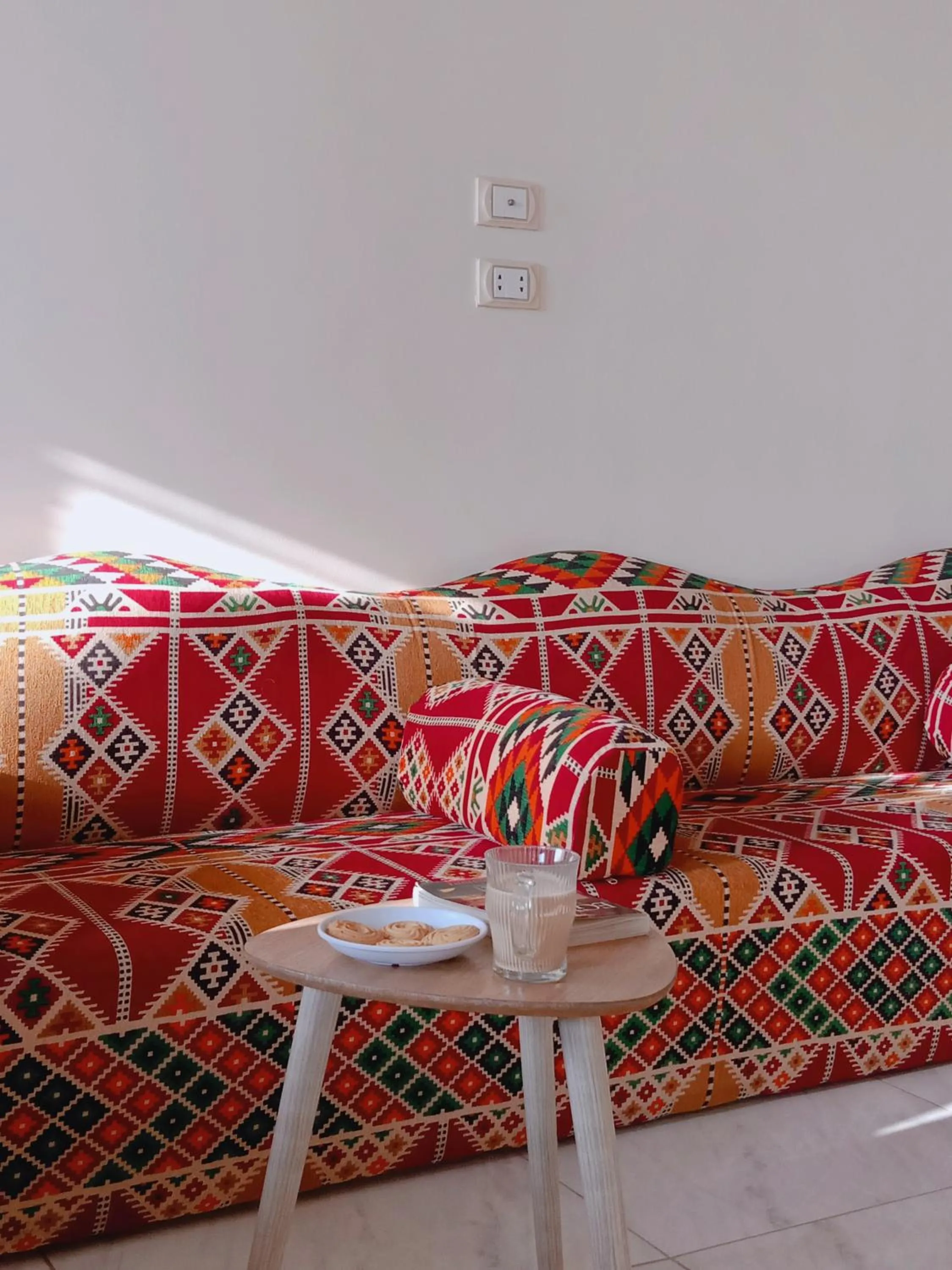 Living room in Giza Pyramids View Guest House