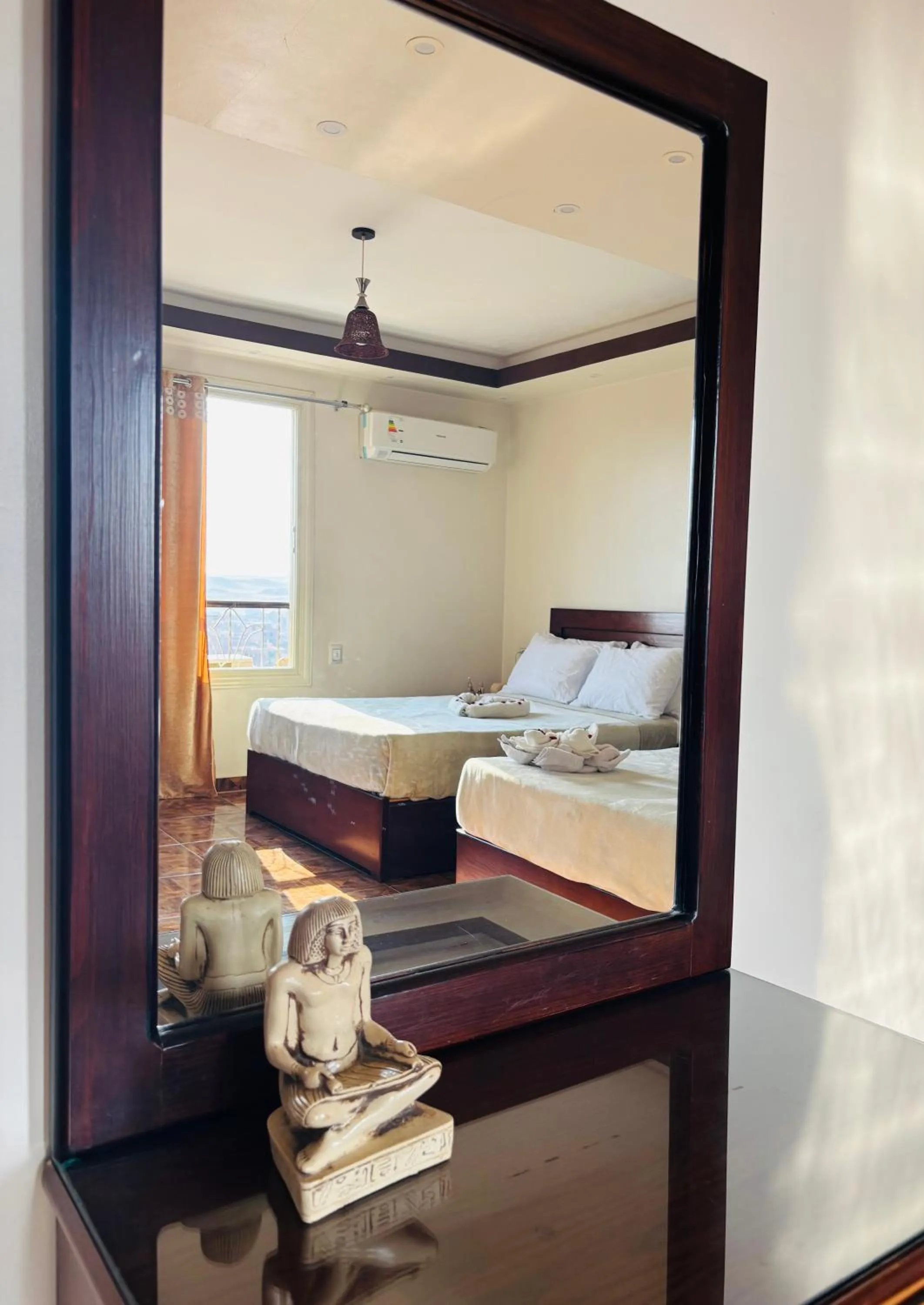 Bed in Giza Pyramids View Guest House