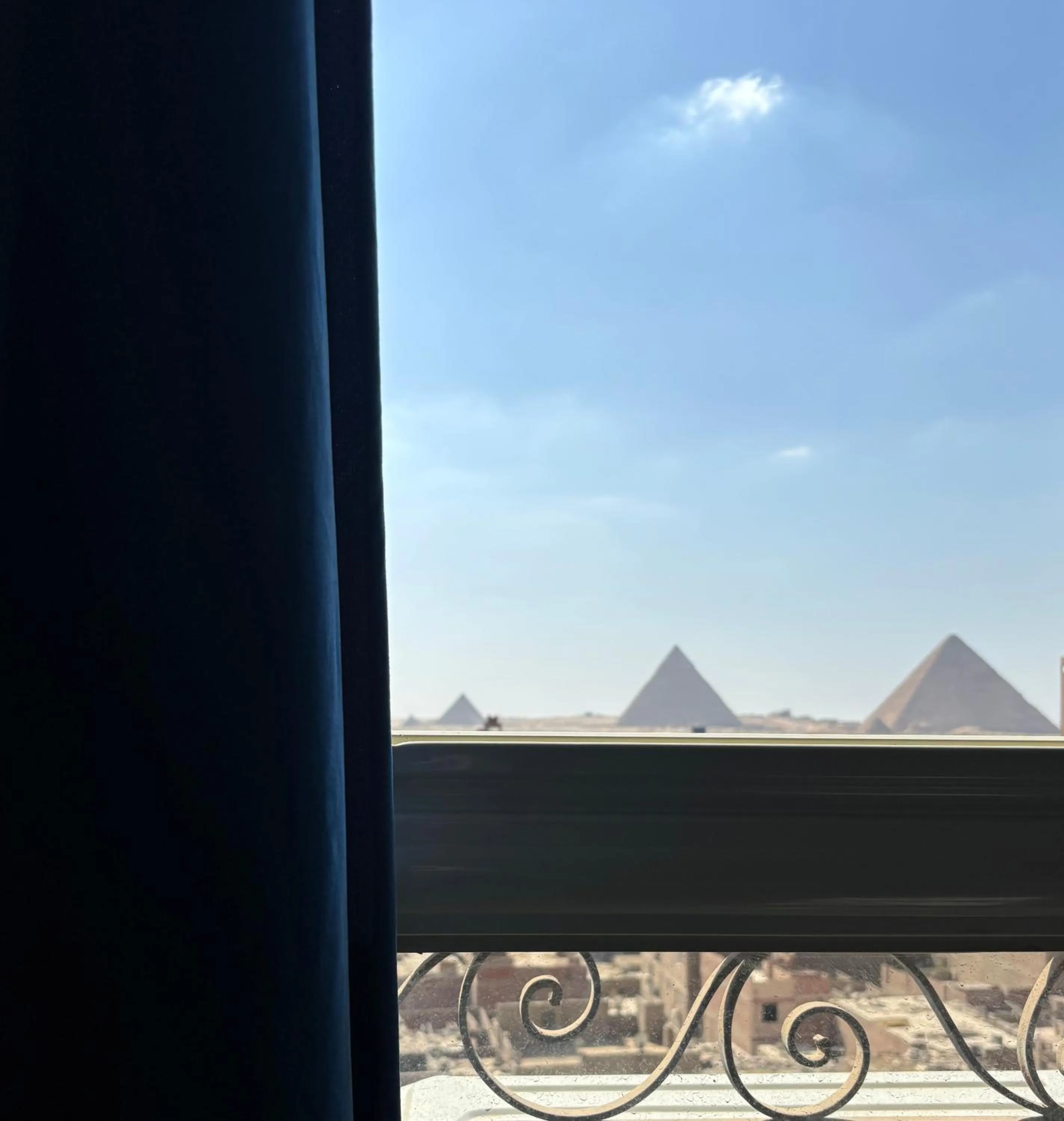 Landmark view in Giza Pyramids View Guest House