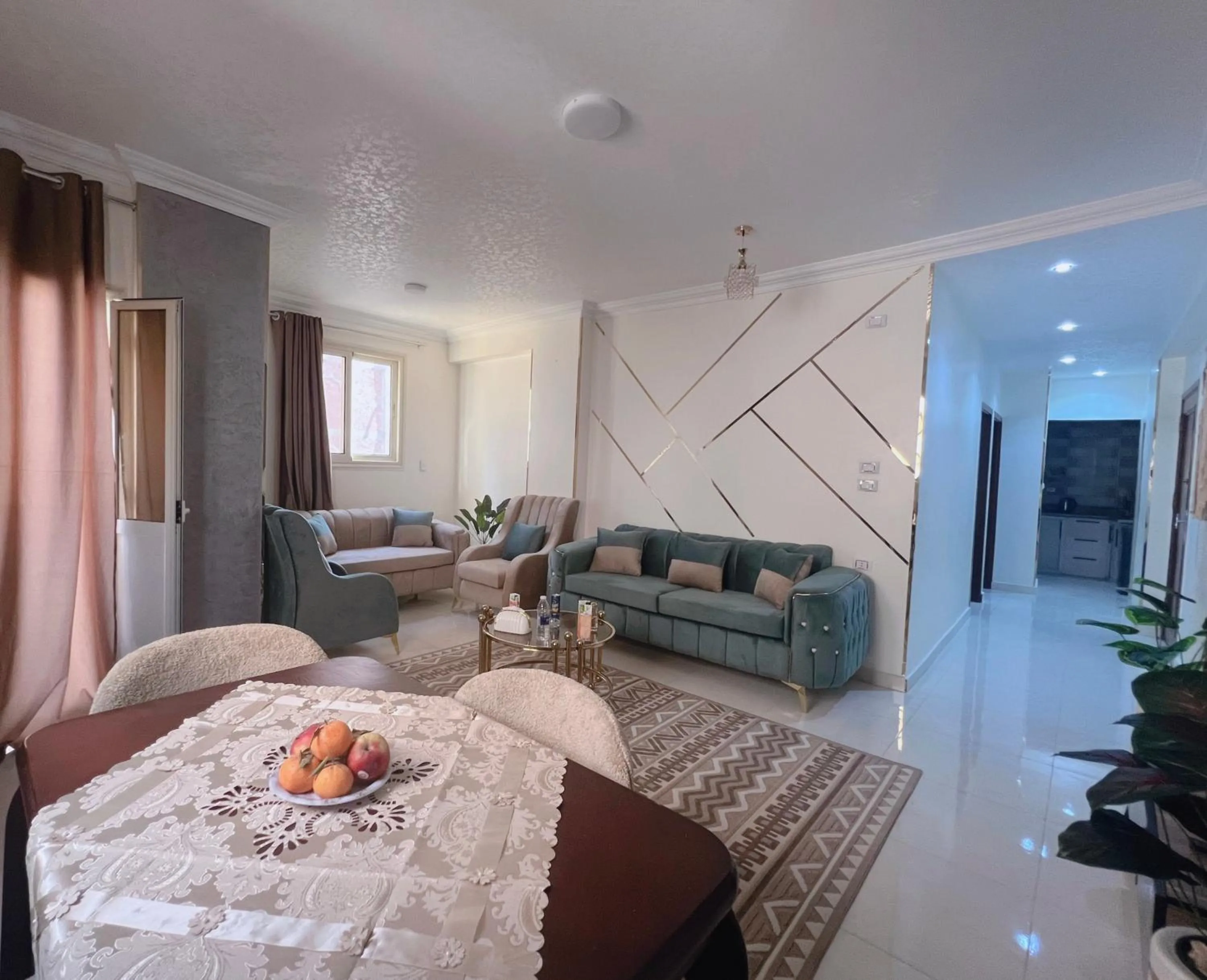 Living room, Bed in Giza Pyramids View Guest House