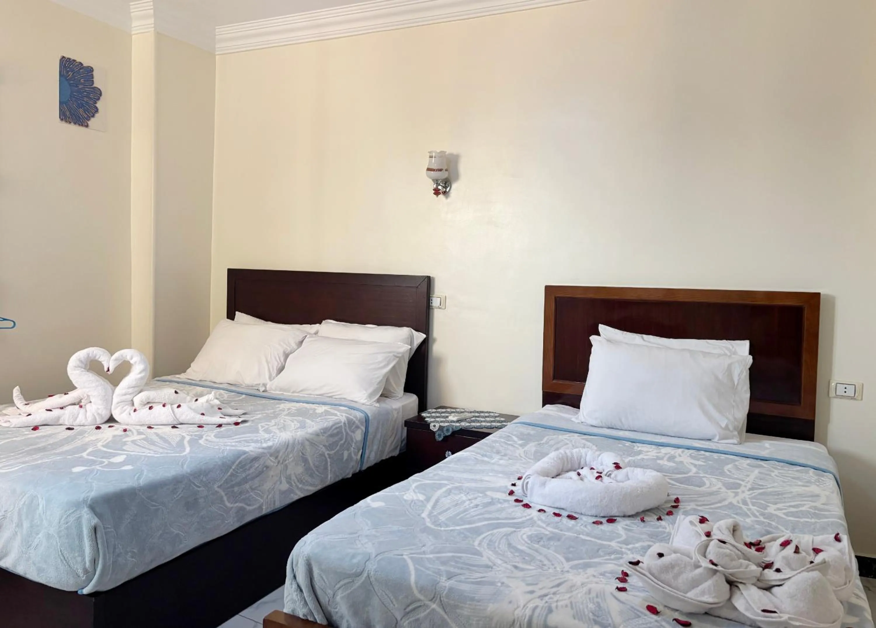 Bed in Giza Pyramids View Guest House