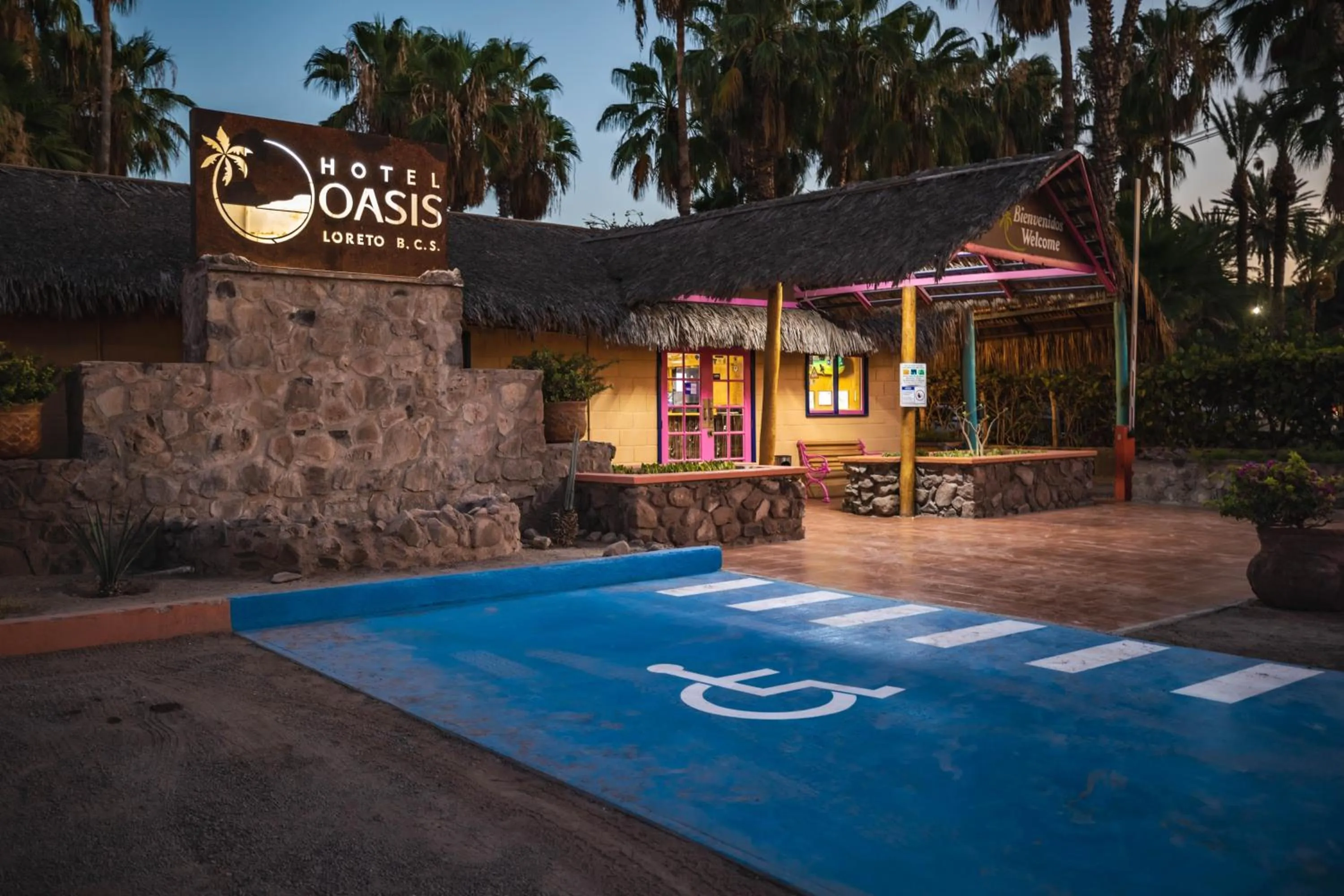 Property building in Hotel Oasis