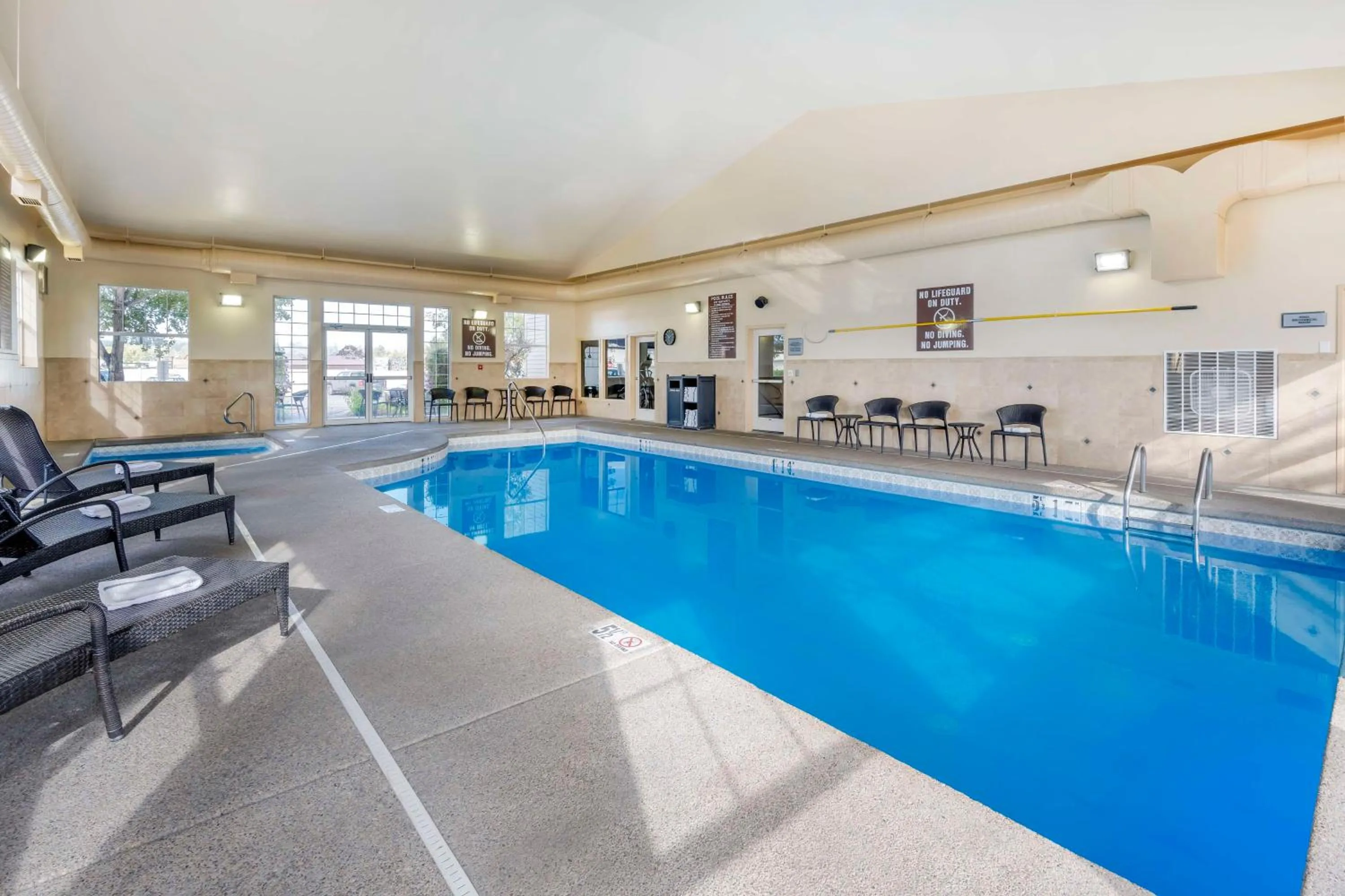 Pool view in Best Western Plus Kalispell/Glacier Park West Hotel & Suites