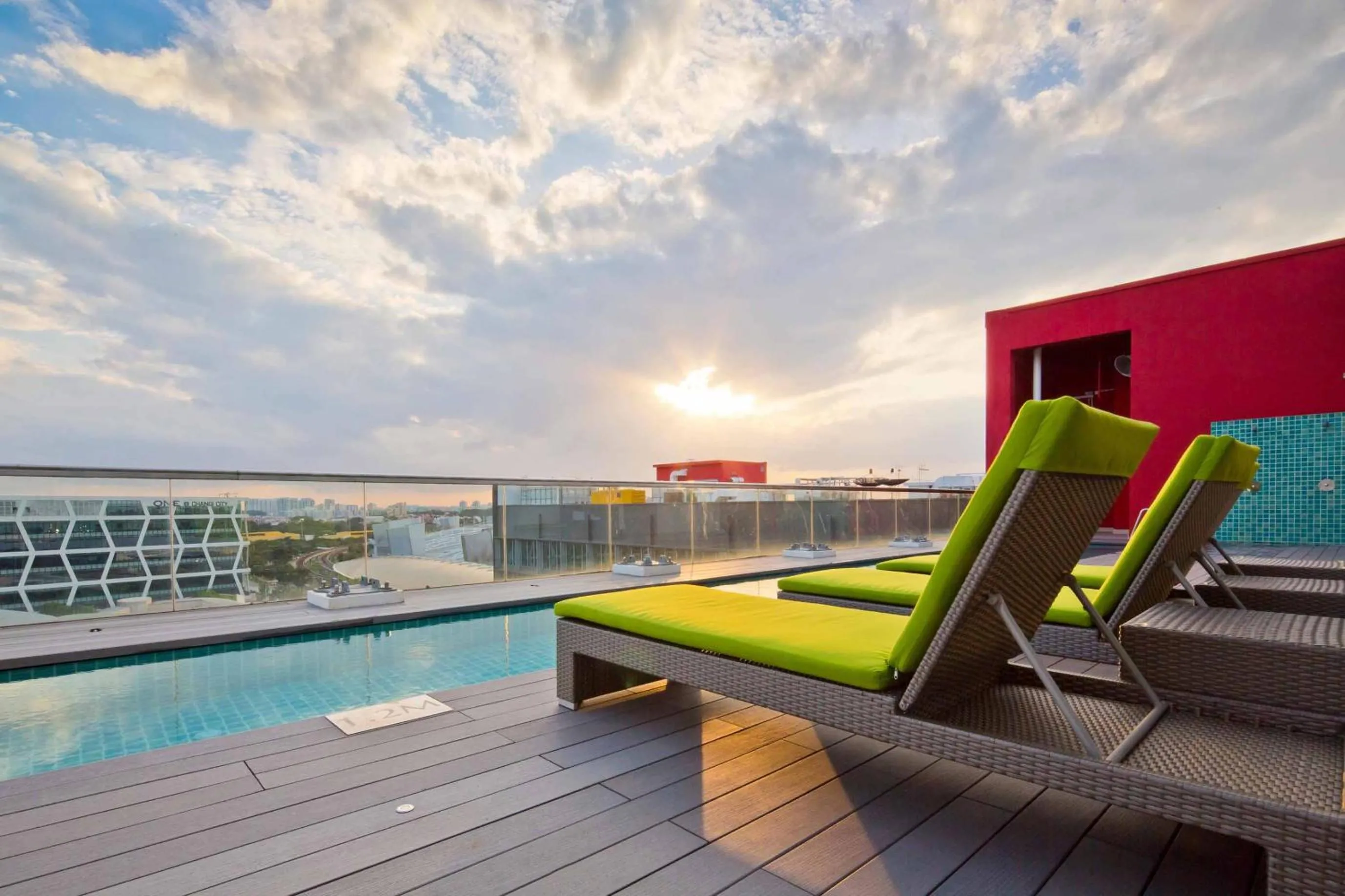 Swimming pool in Park Avenue Changi