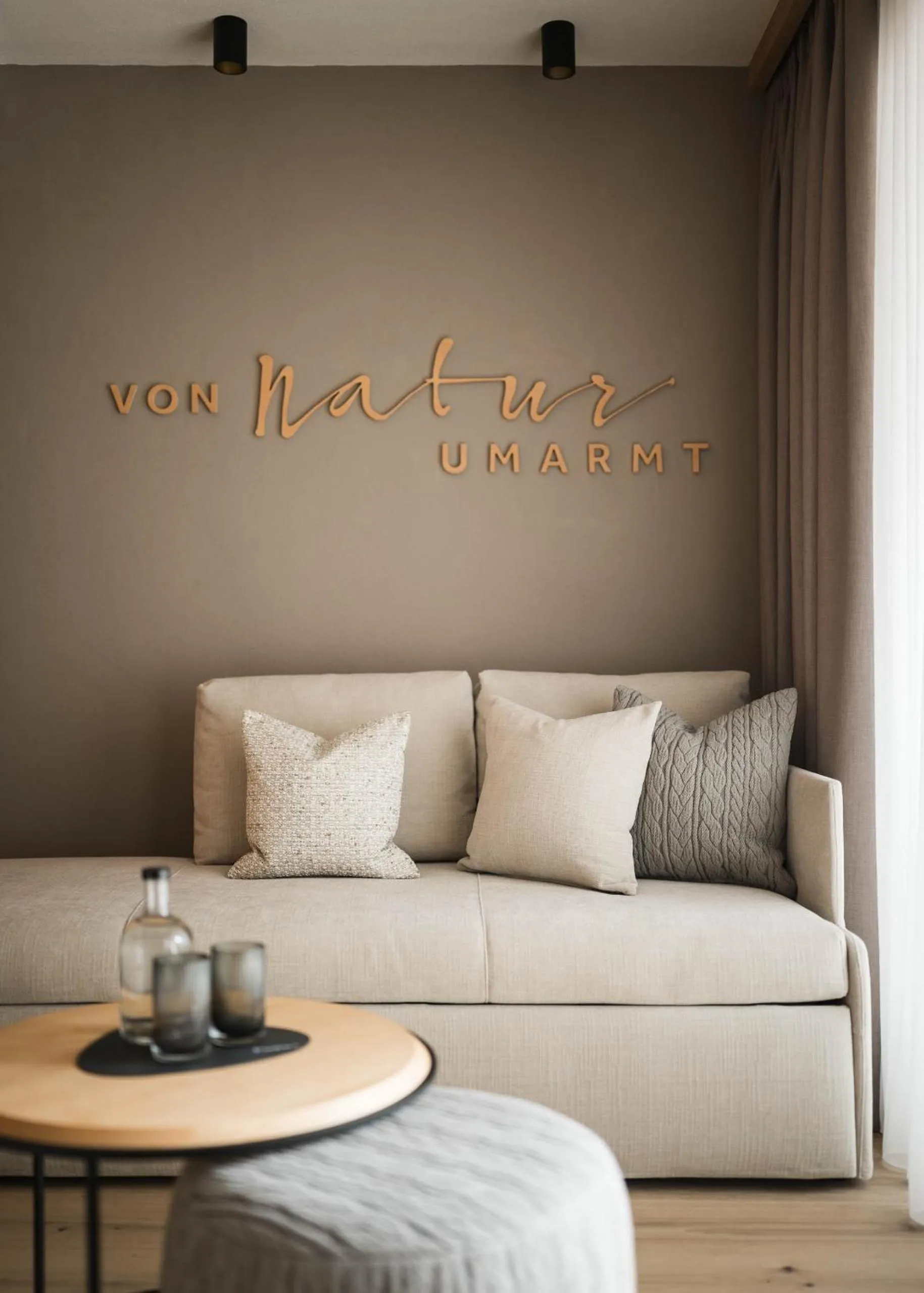 Seating area in Forster's Naturresort