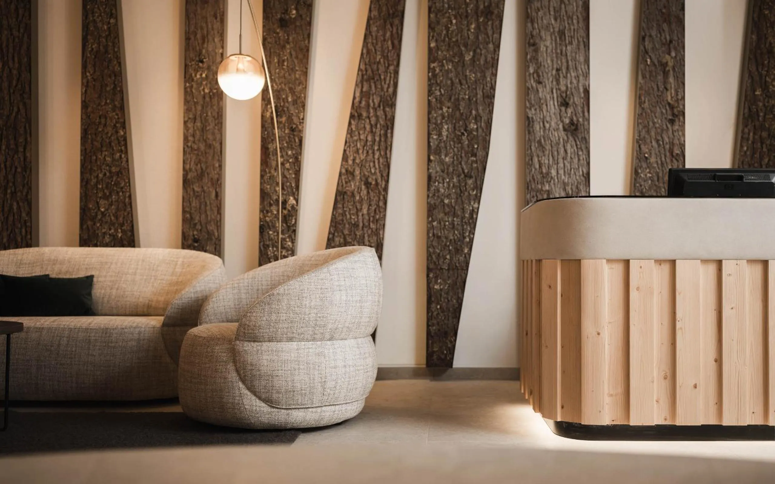 Seating area in Forster's Naturresort