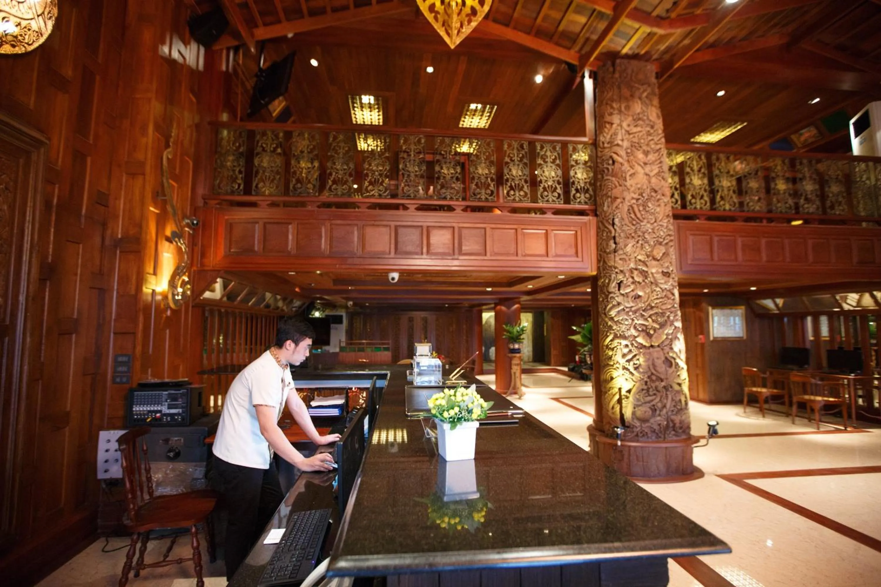 Lobby or reception in Chang Siam Inn