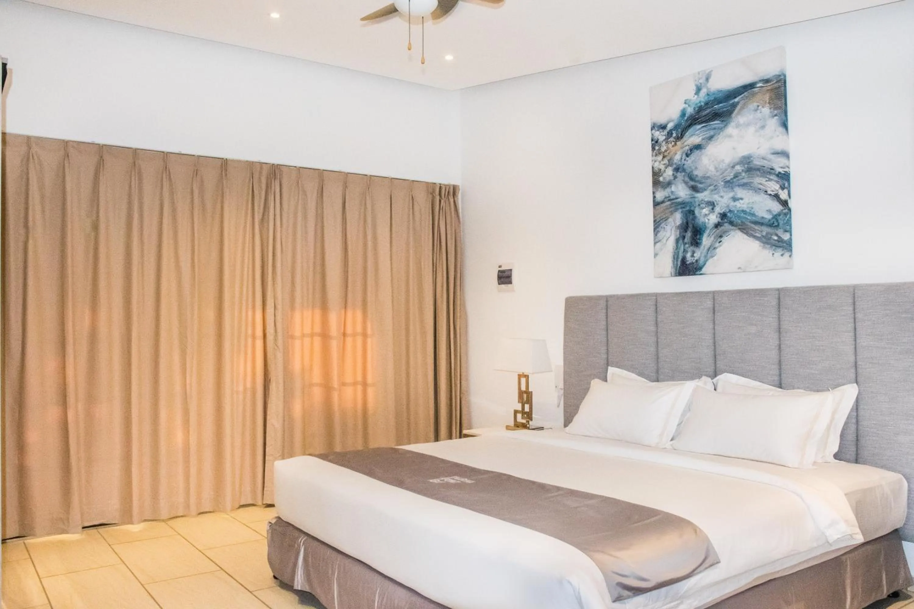 Bed in Marina Point Bay Resort