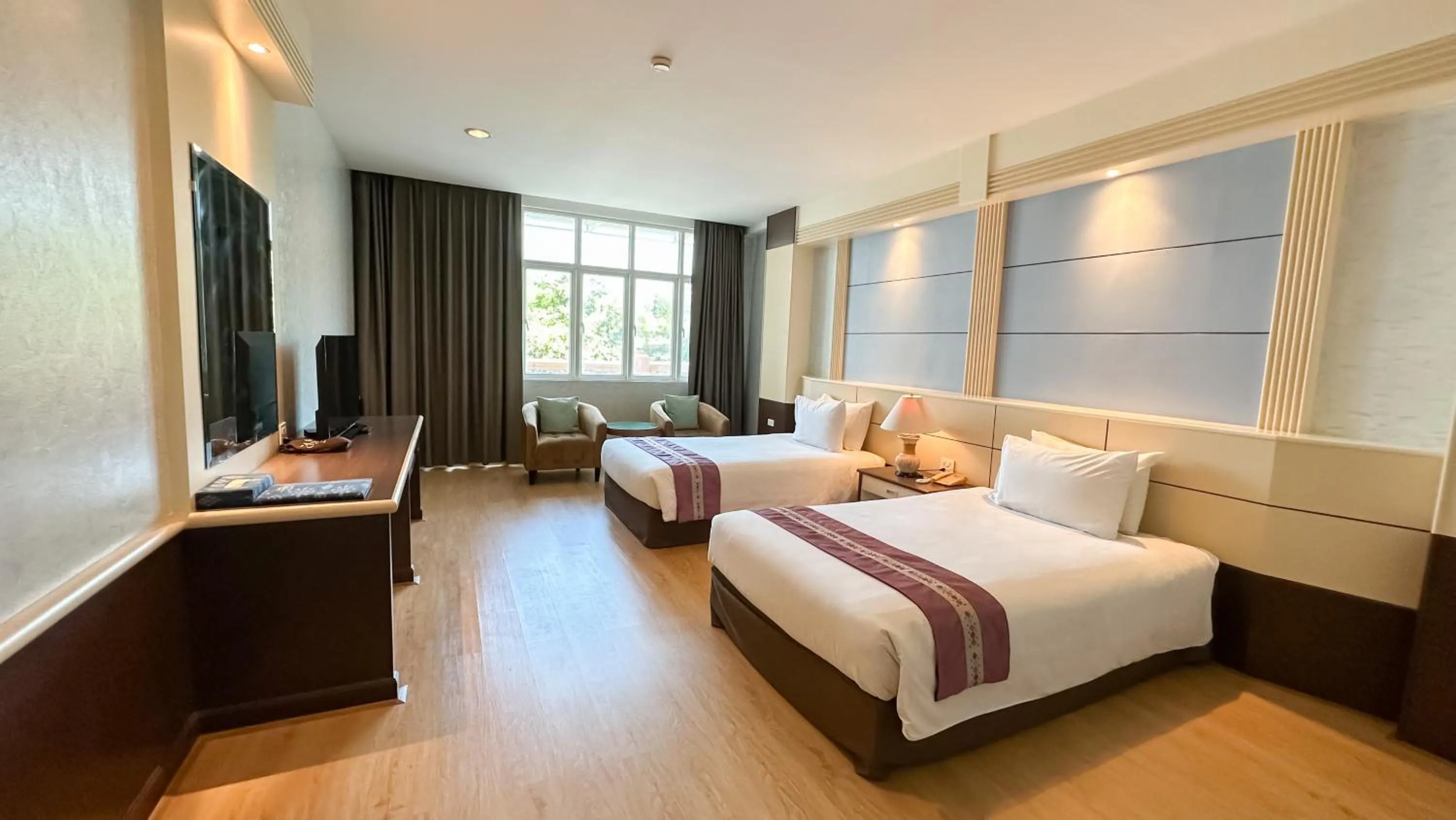 Bedroom, Bed in Siamgrand Hotel