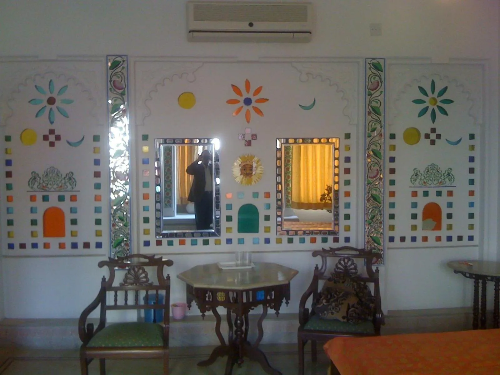 Seating area in Raj Niwas