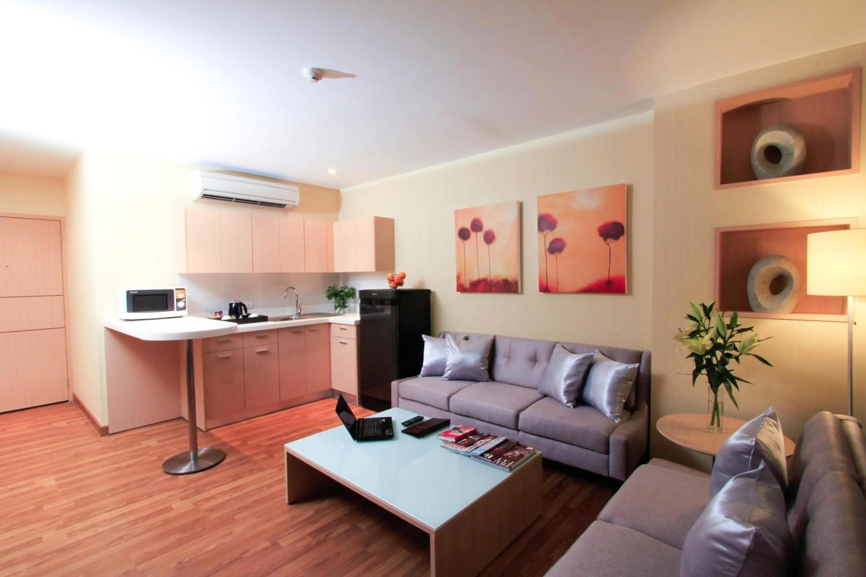 Seating Area in Petals Inn