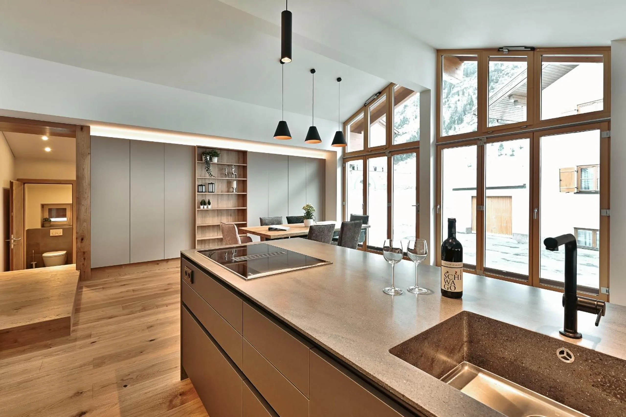 kitchen in Appartements Täli