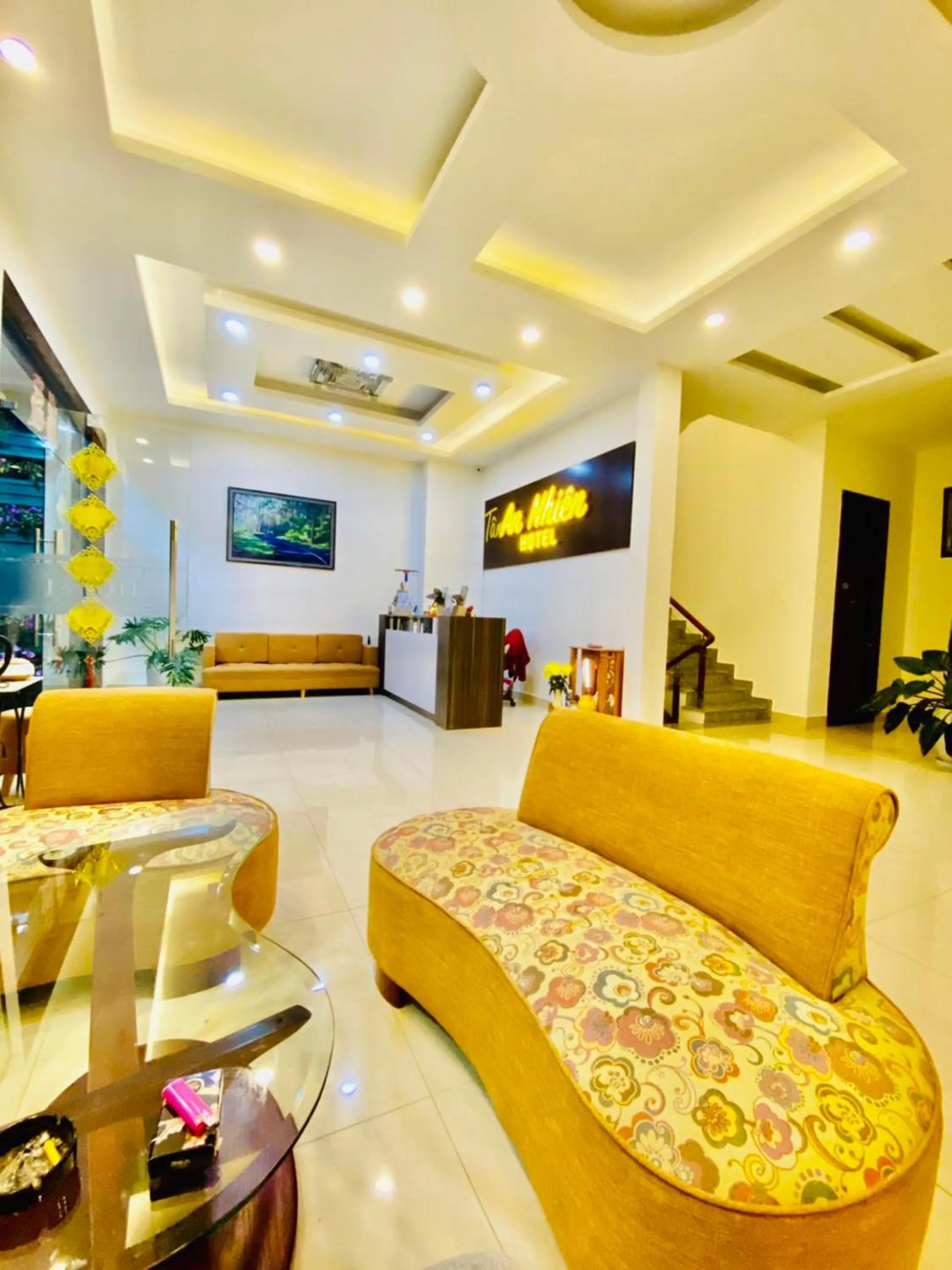 Lobby or reception in An Nhien Hotel