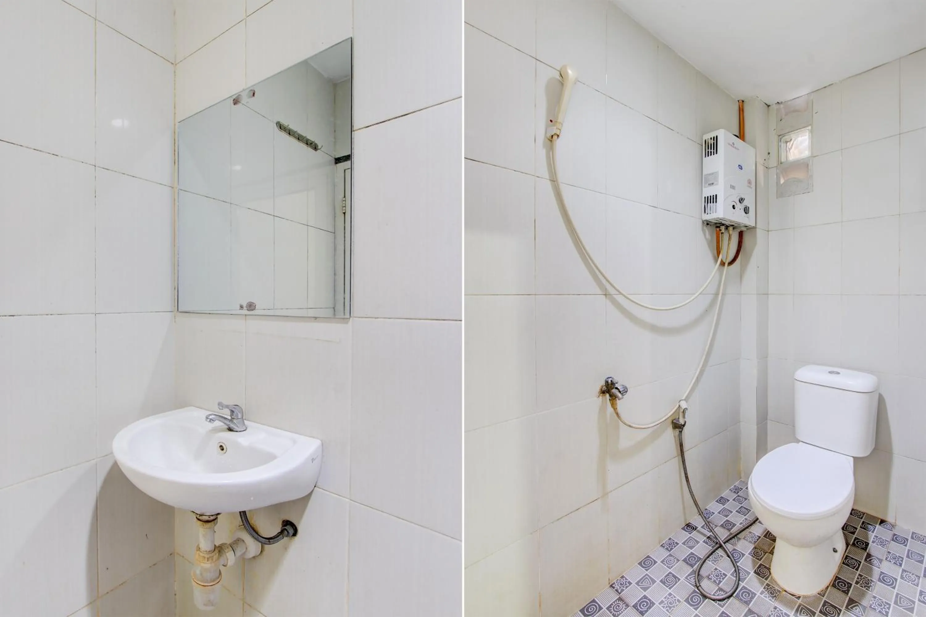 Bathroom in Hotel O Pondok Helomi