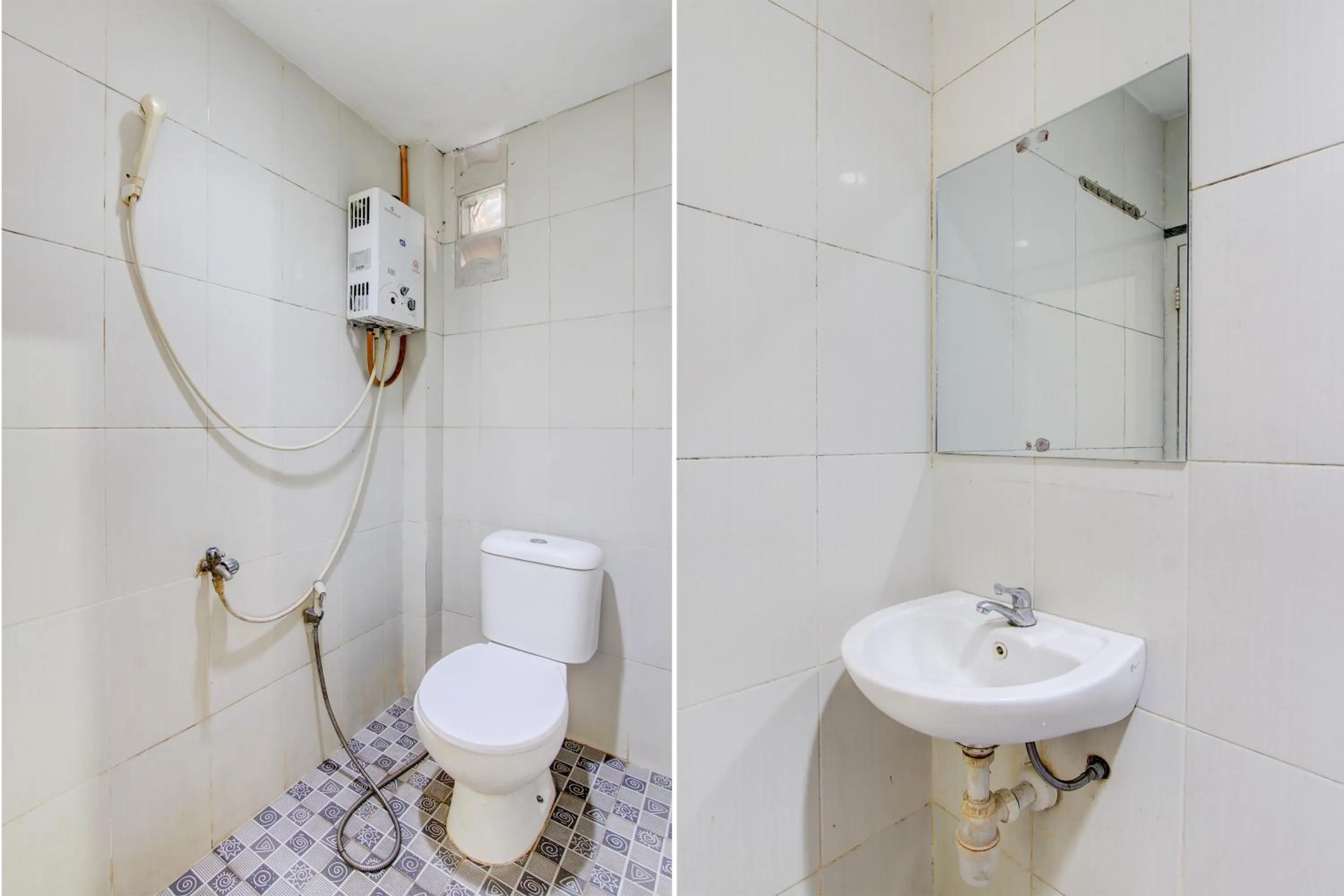 Bathroom in Hotel O Pondok Helomi