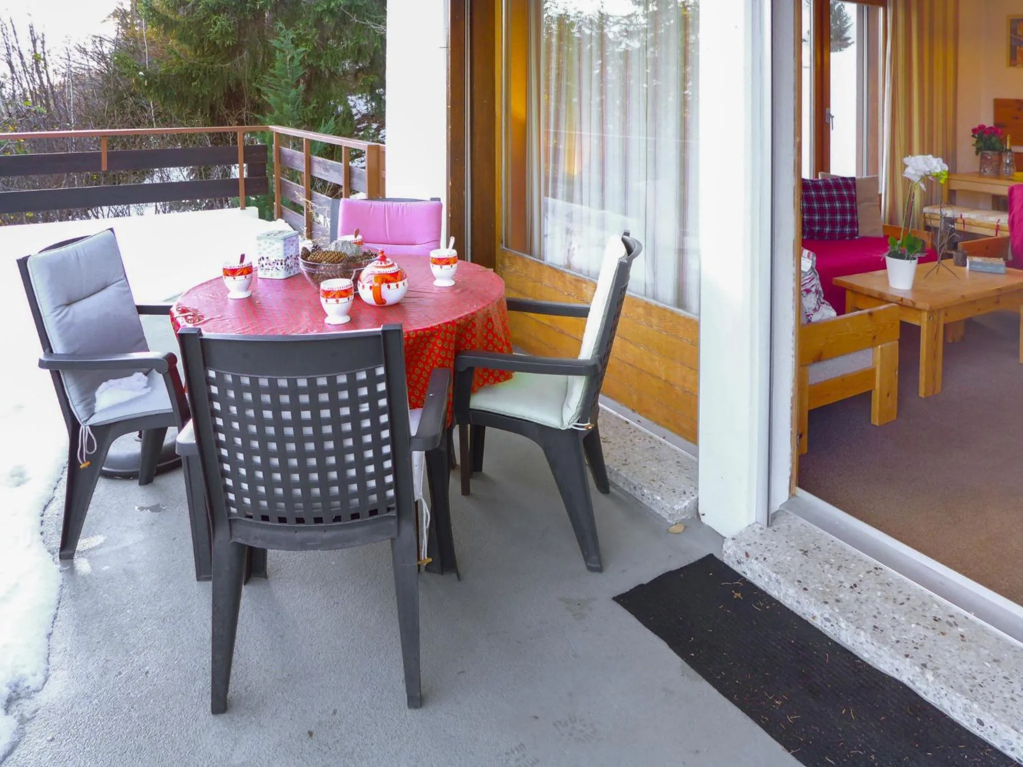 Balcony/Terrace in Apartment Yuca B Apt- 28 by Interhome