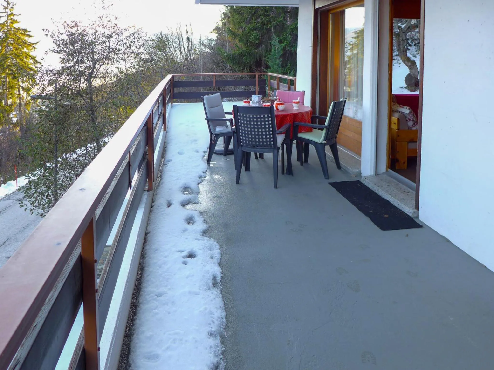 Balcony/Terrace in Apartment Yuca B Apt- 28 by Interhome