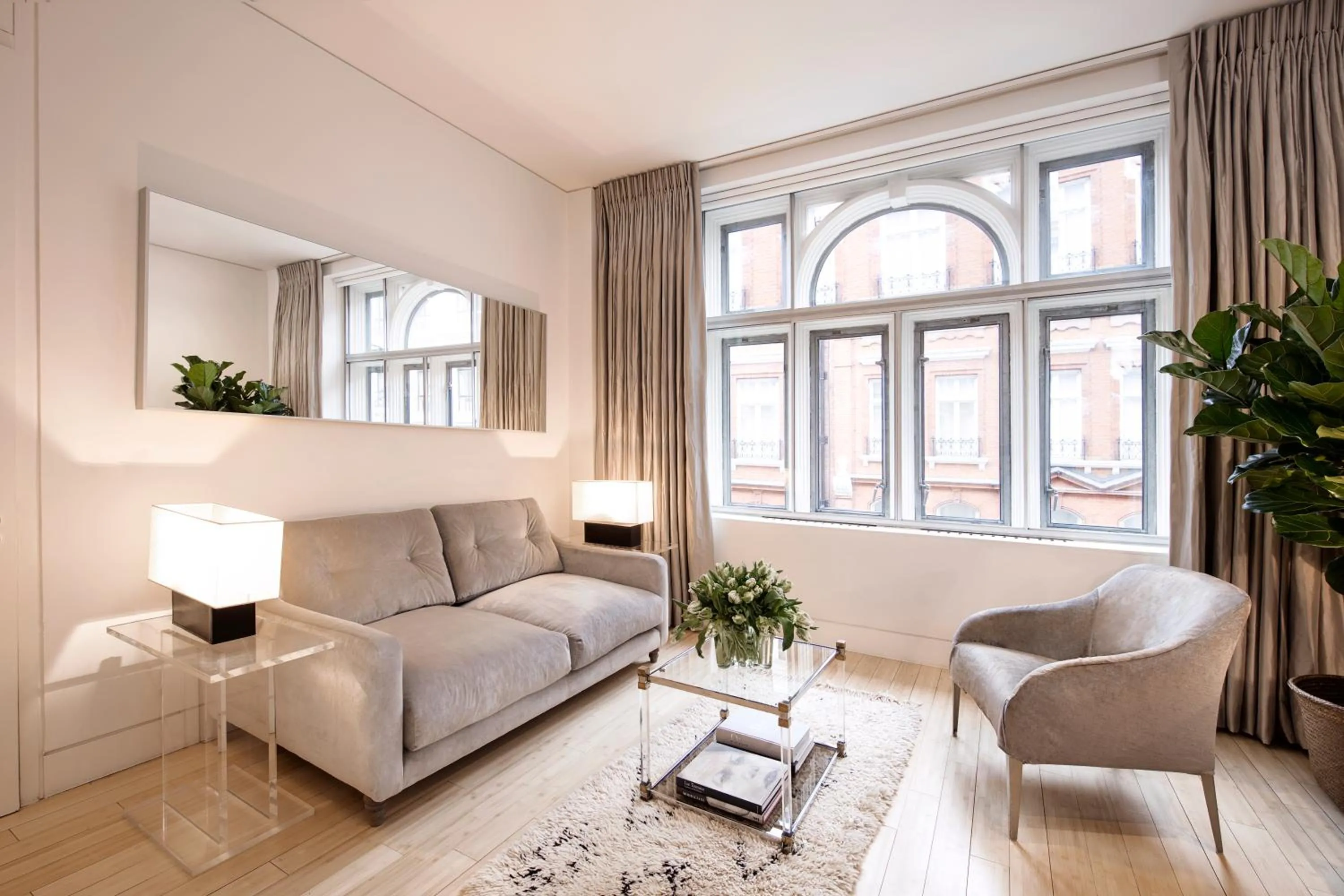 Living room in No.5 Maddox Street