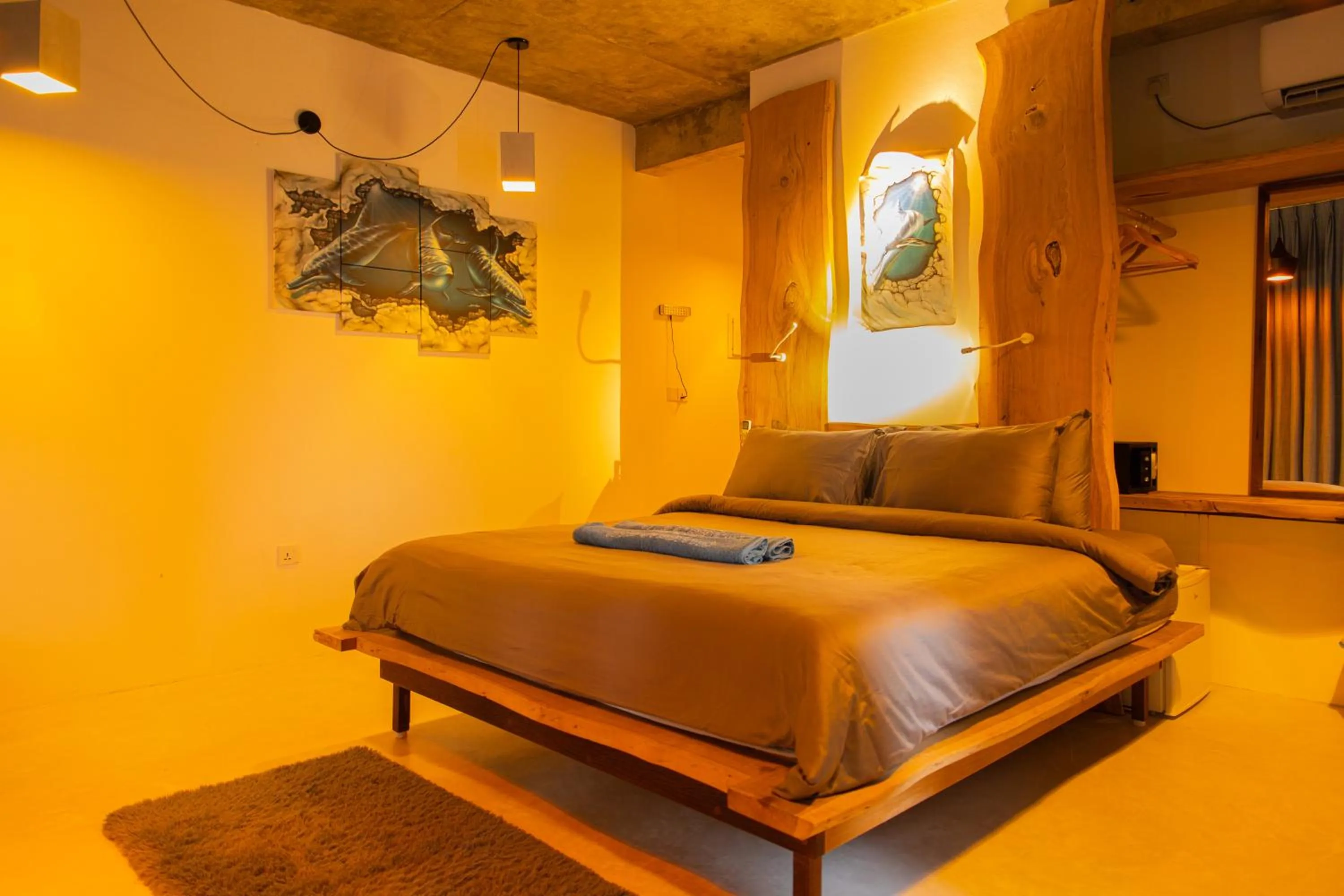 Bedroom, Bed in Club Gabbiano