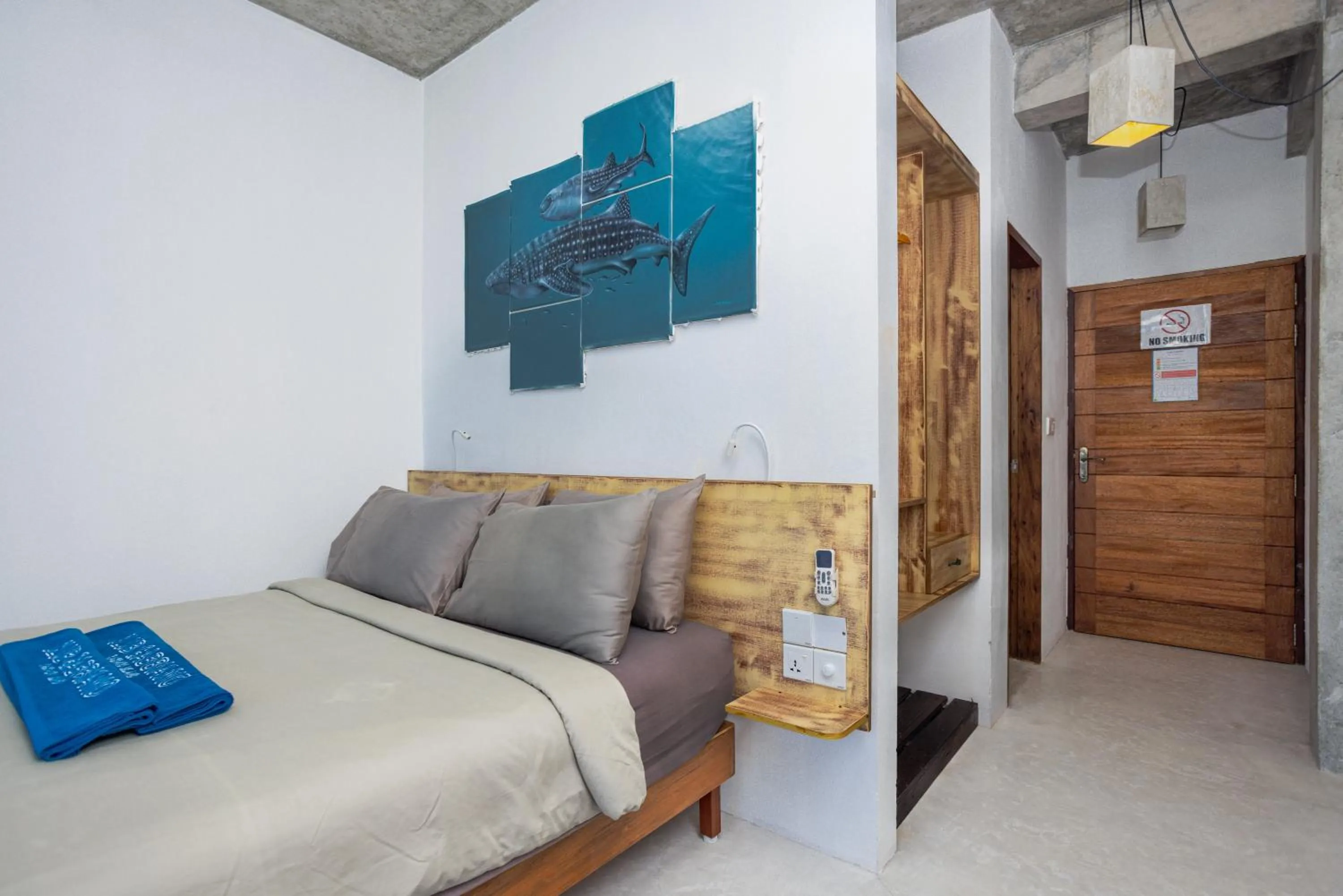 Sea view, Bed in Club Gabbiano