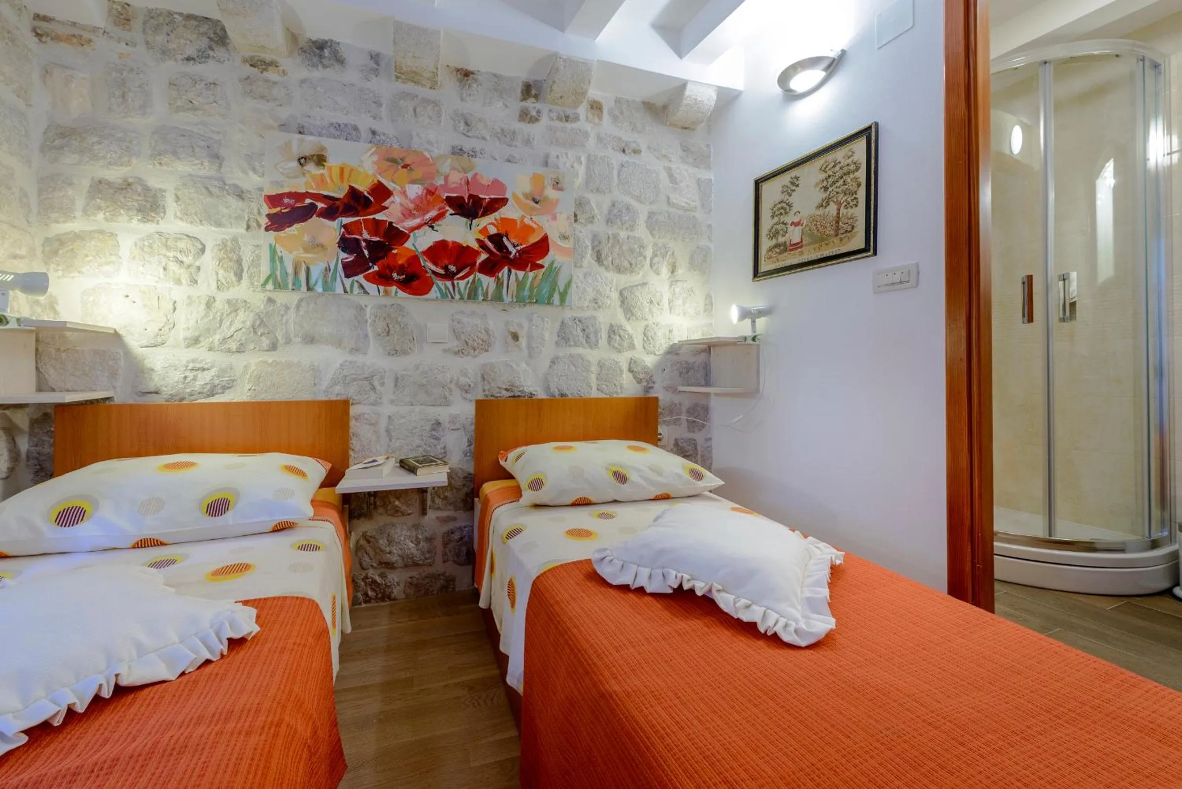 Bed in Studio Stradun