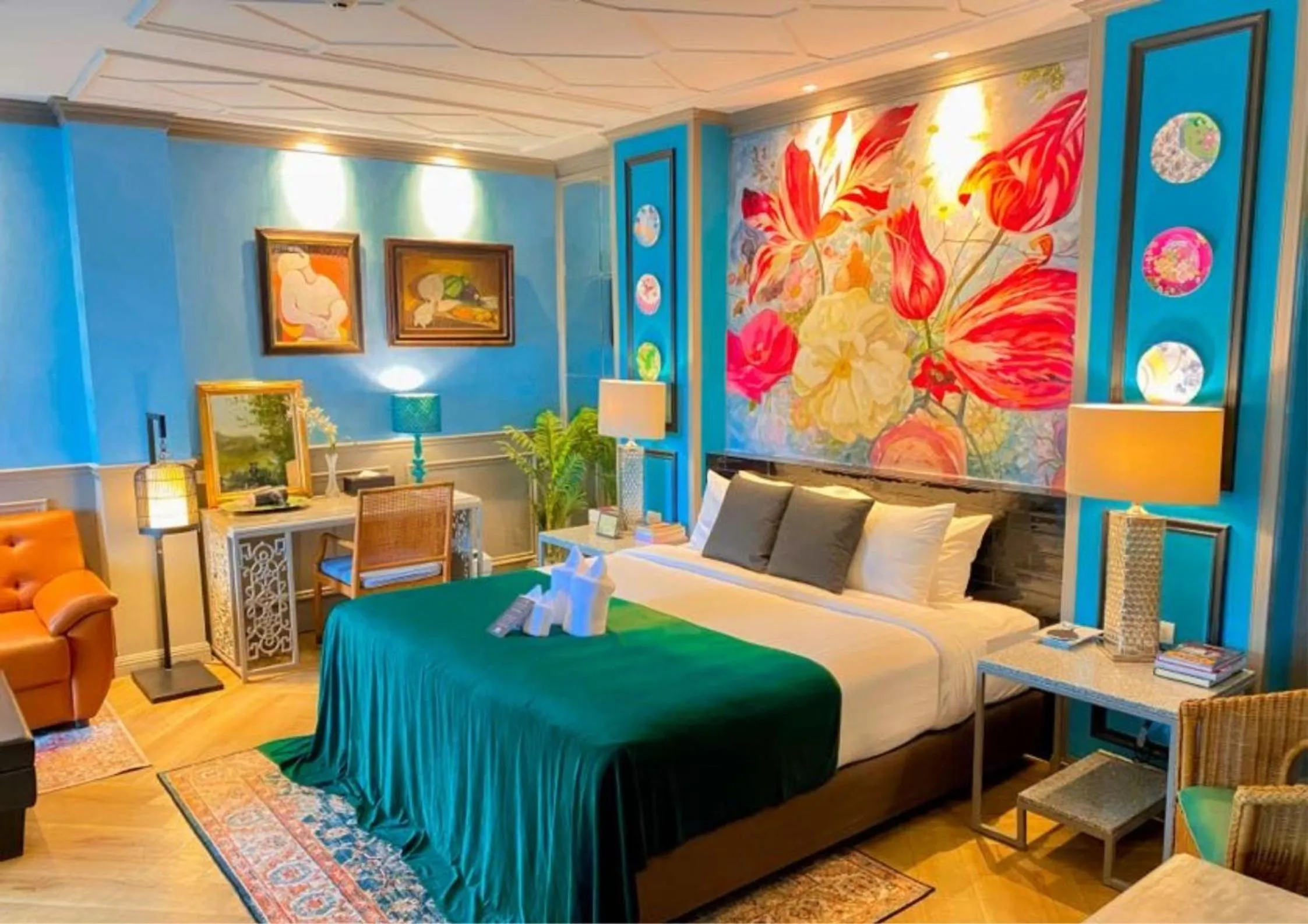 Photo of the whole room, Bed in Yuu Hotel Ubon Ratchathani