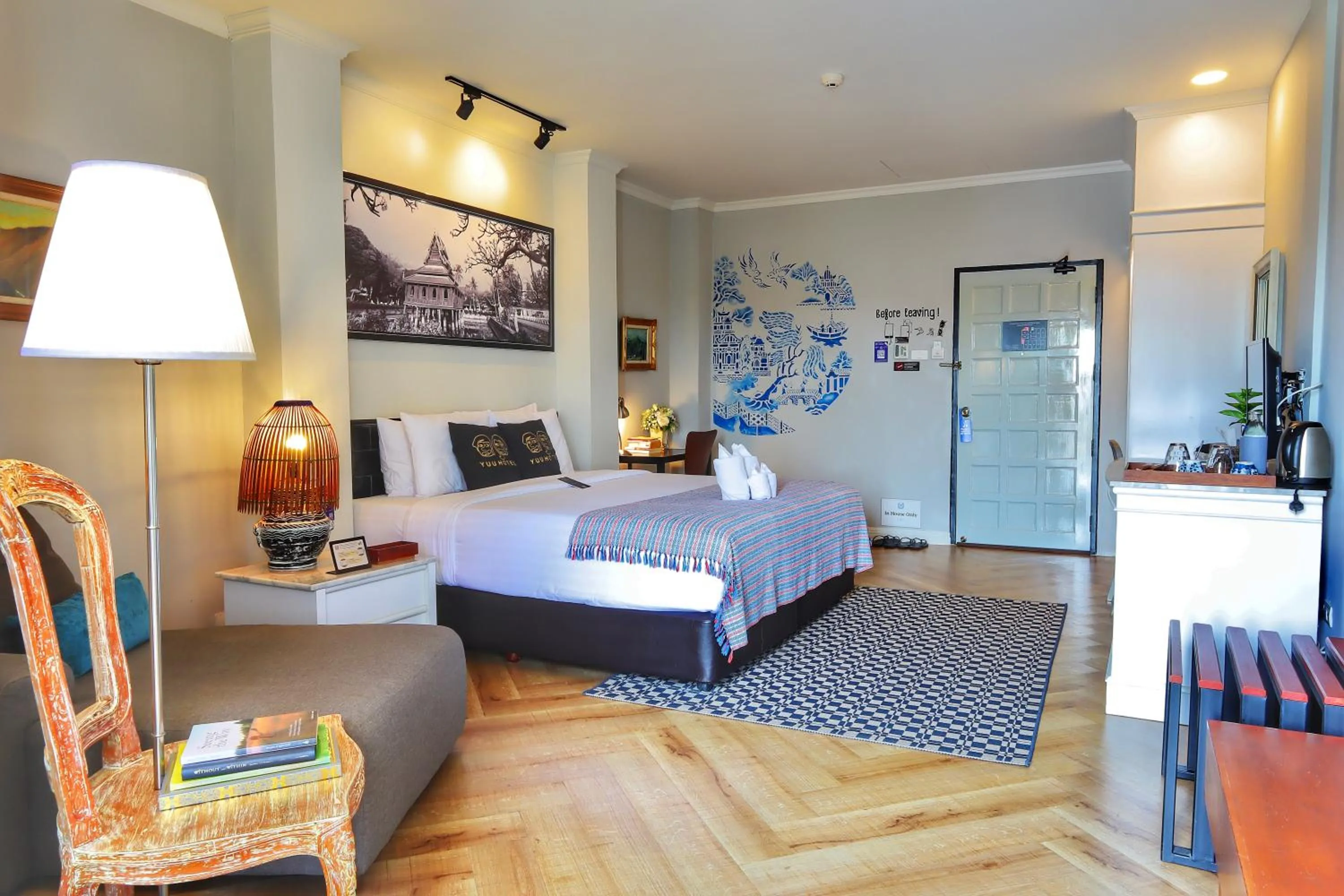 Photo of the whole room, Bed in Yuu Hotel Ubon Ratchathani