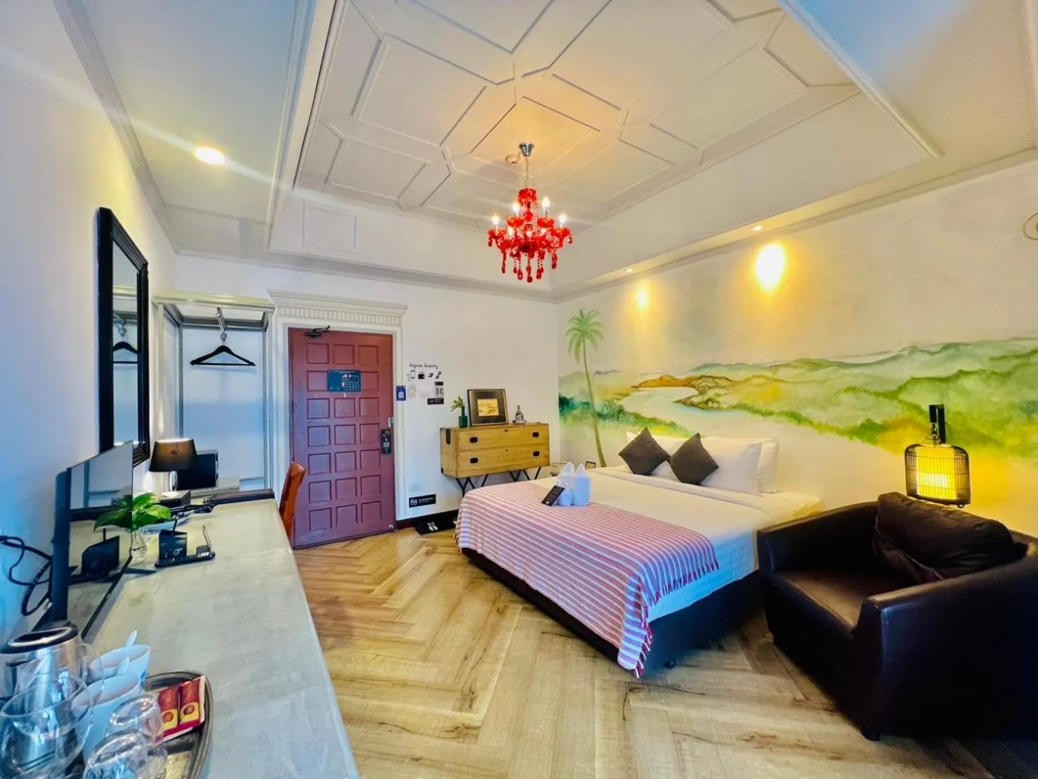 Photo of the whole room, Bed in Yuu Hotel Ubon Ratchathani