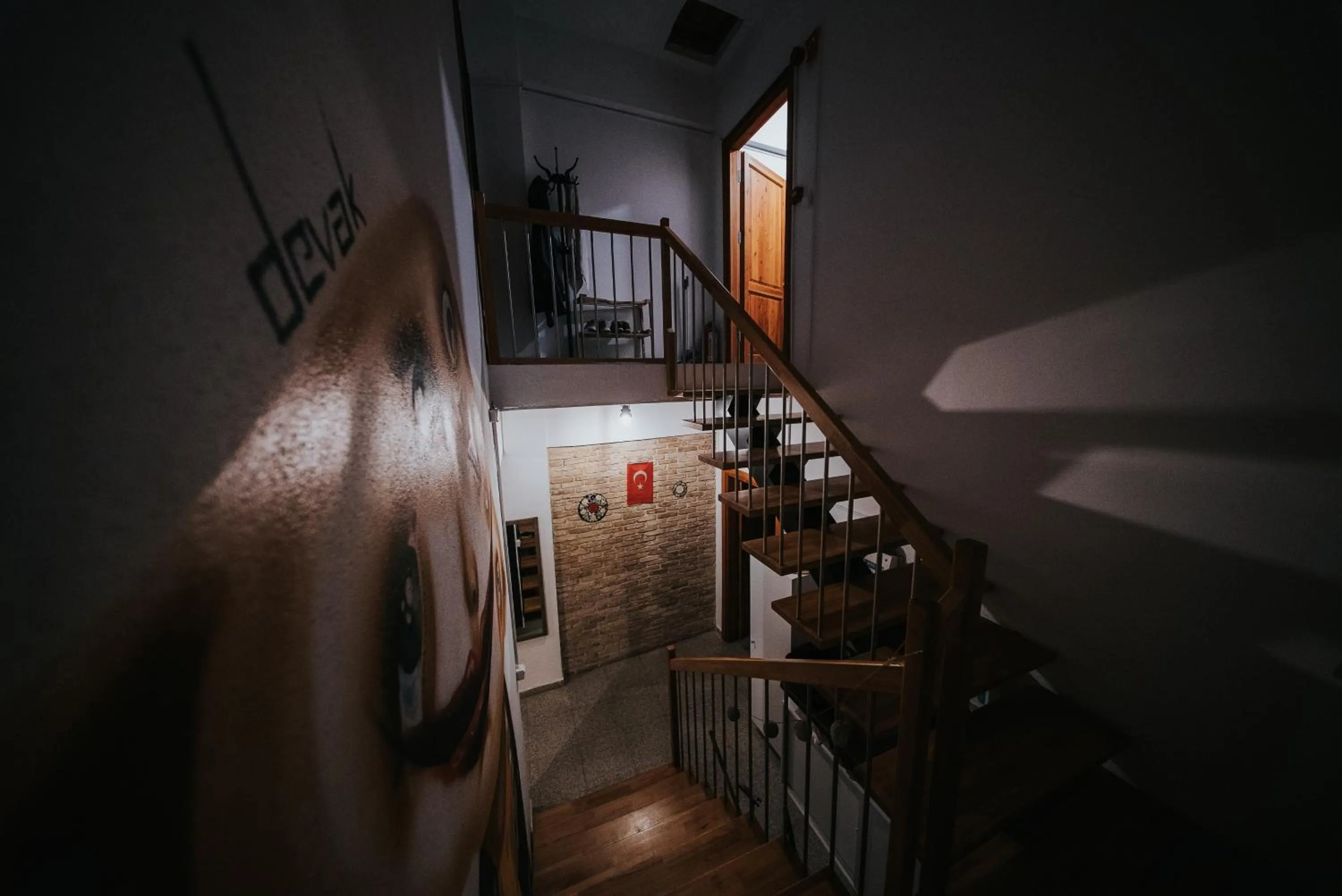 Decorative detail in Kuyu Beergarden Hostel