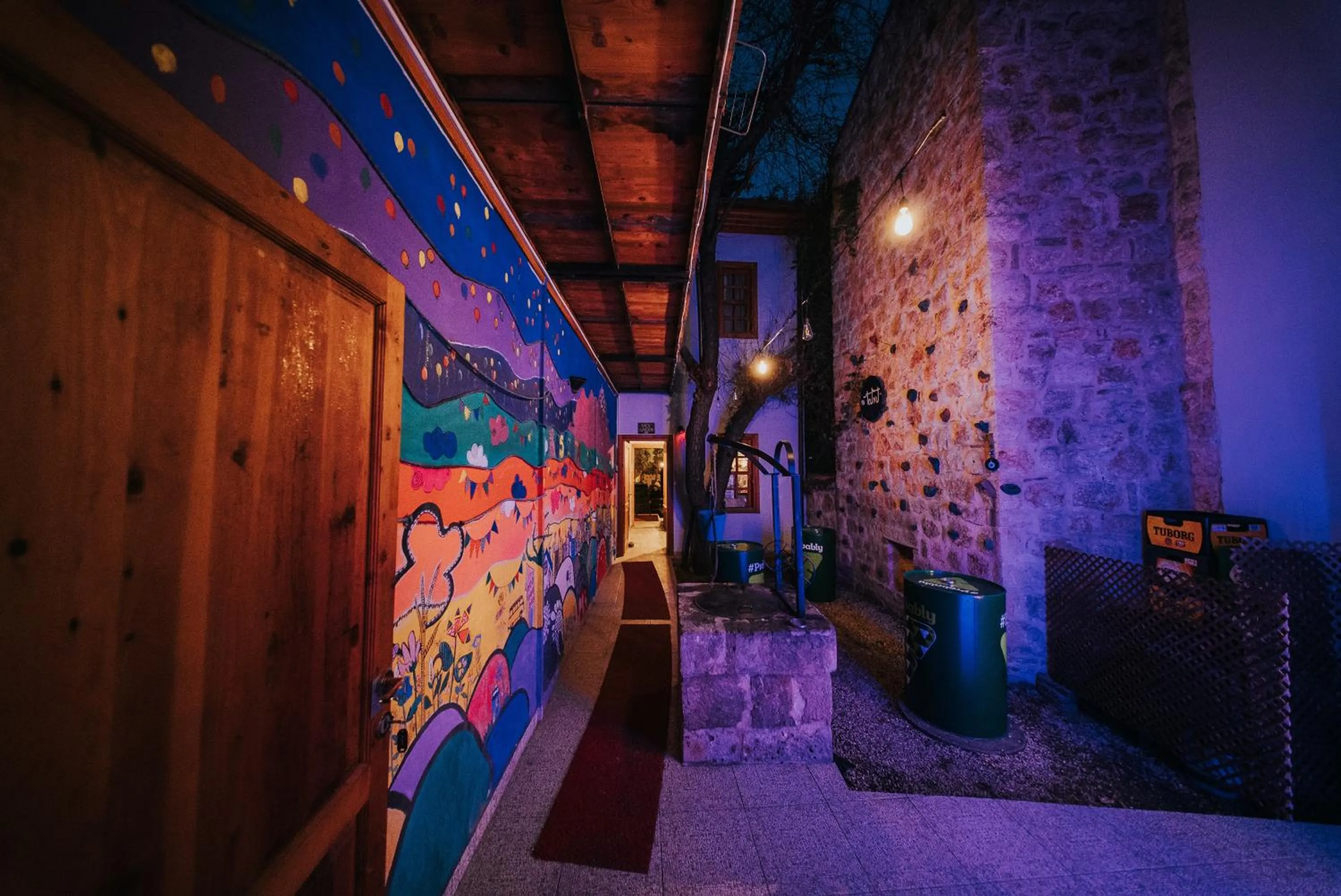 Property building in Kuyu Beergarden Hostel