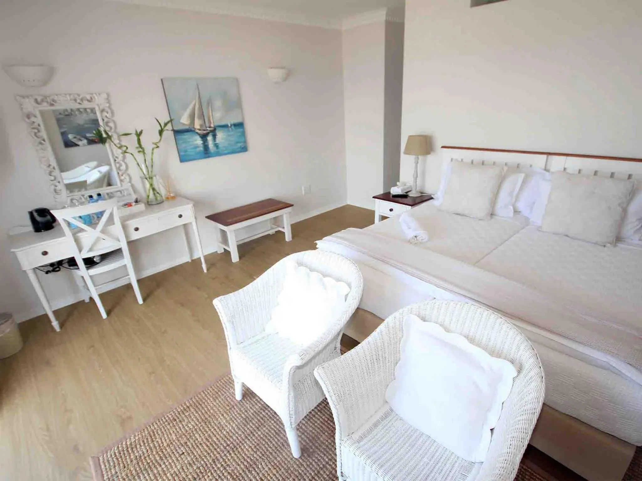 Decorative detail, Bed in Fairlight Beach House